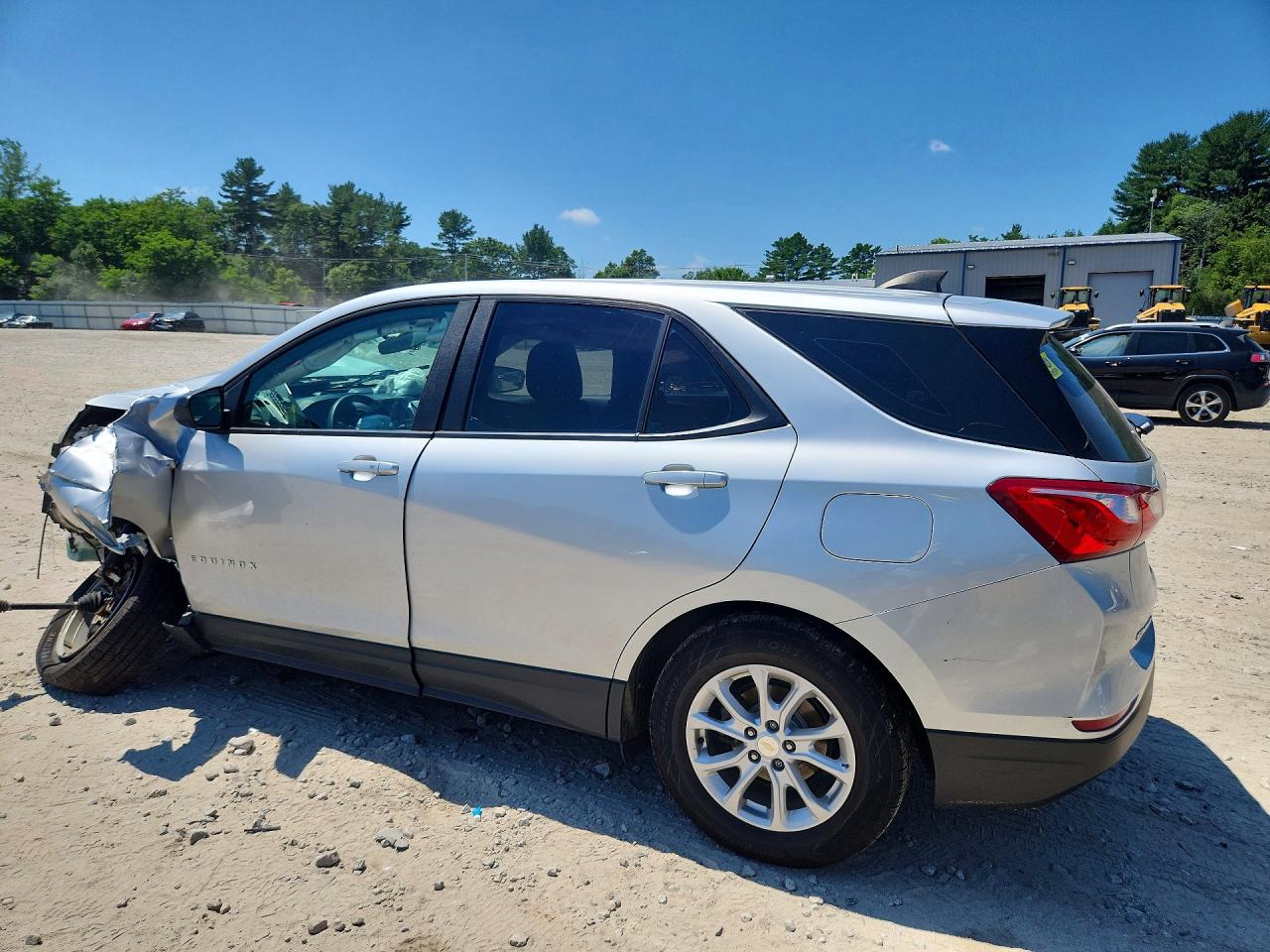 2020 Chevrolet Equinox Ls Silver vin: 3GNAXHEV0LS695295