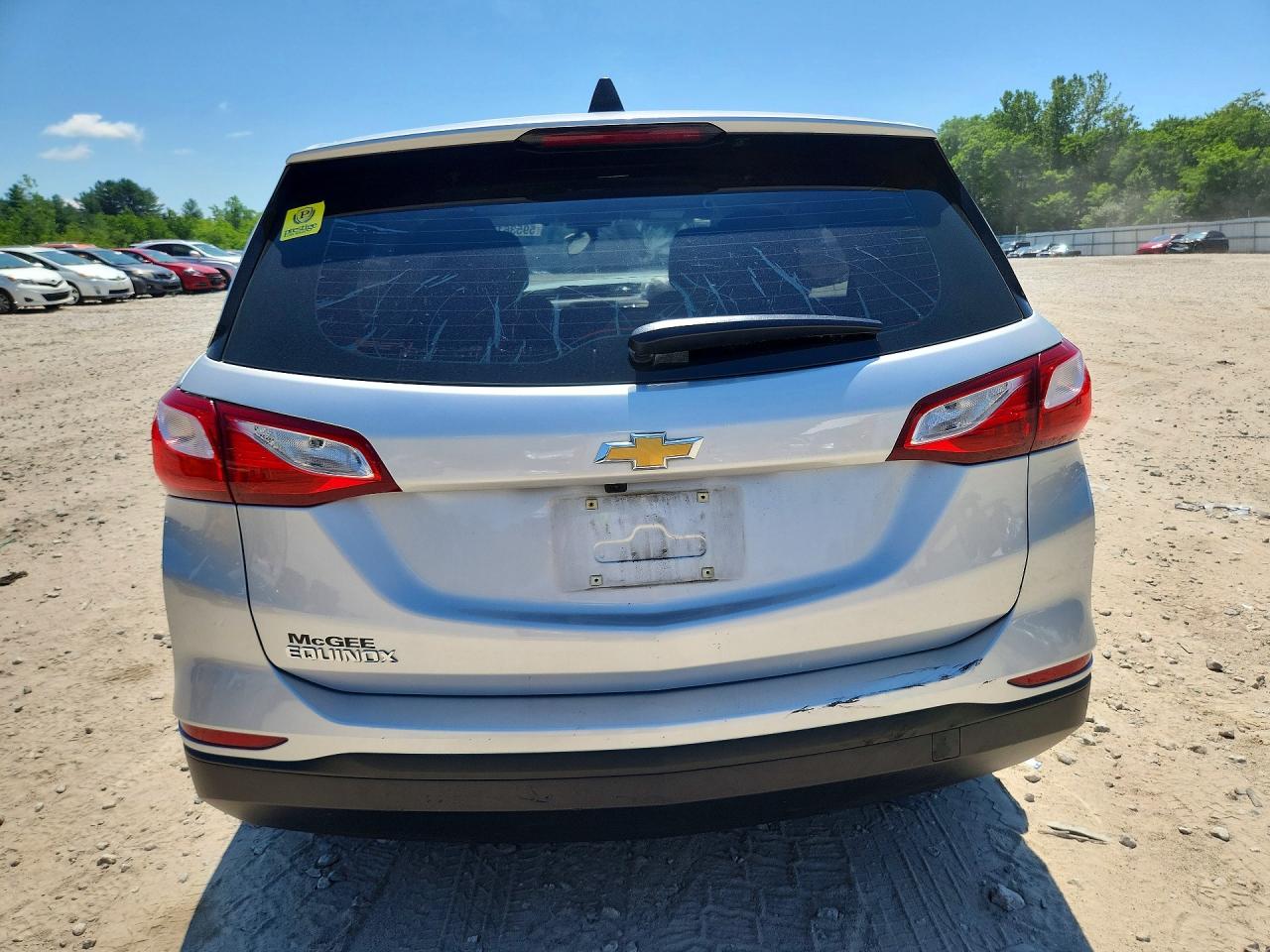2020 Chevrolet Equinox Ls Silver vin: 3GNAXHEV0LS695295