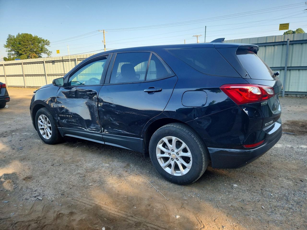 2020 Chevrolet Equinox Ls Blue vin: 3GNAXHEV2LS733318