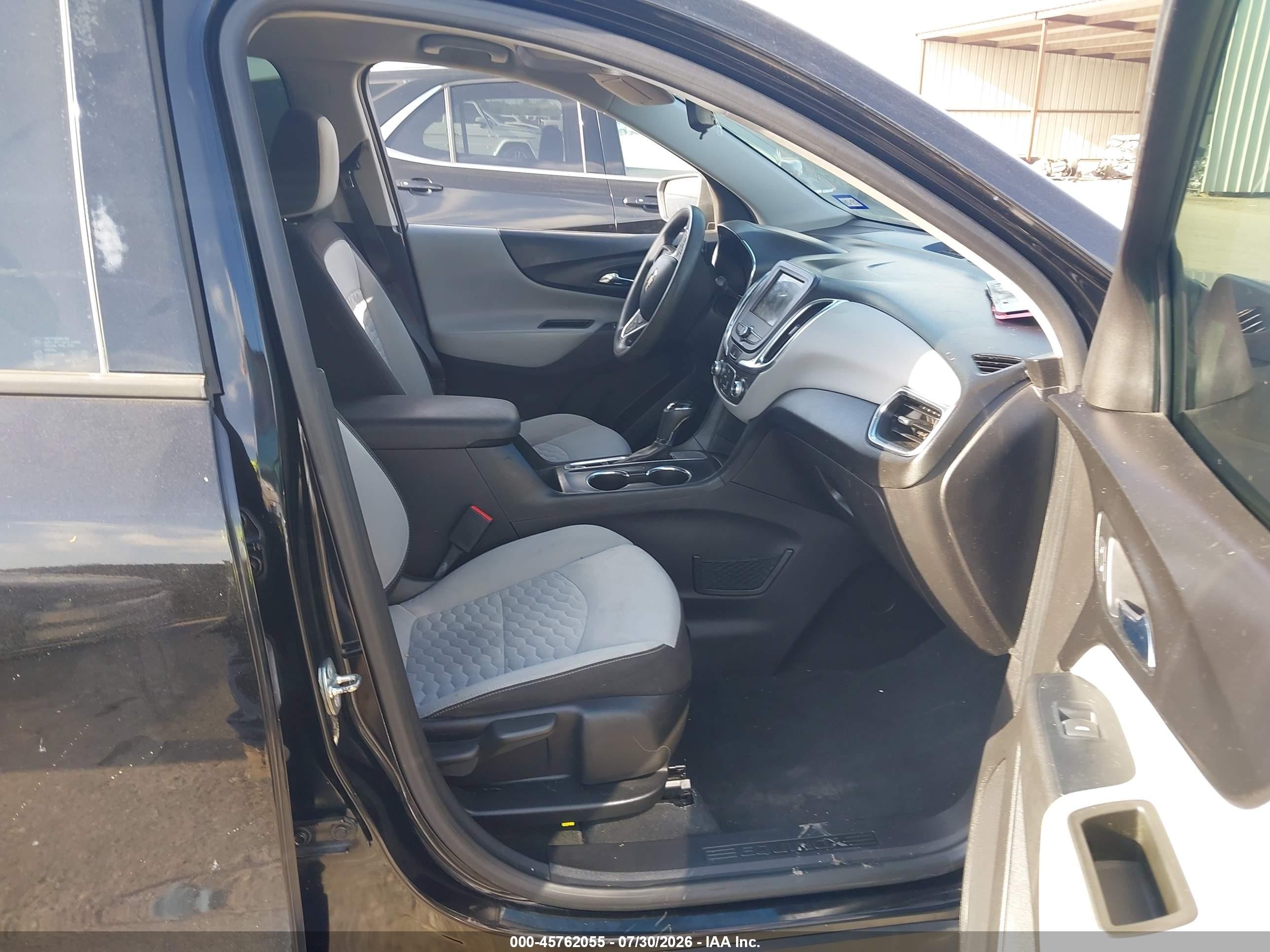 2019 Chevrolet Equinox Ls Black vin: 3GNAXHEV3KL104675