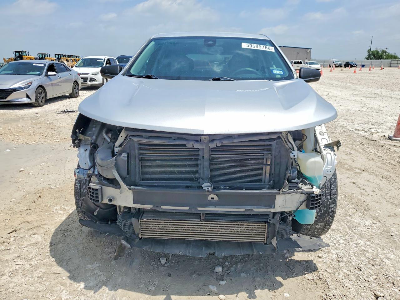 2021 Chevrolet Equinox Ls Silver vin: 3GNAXHEV3MS144554