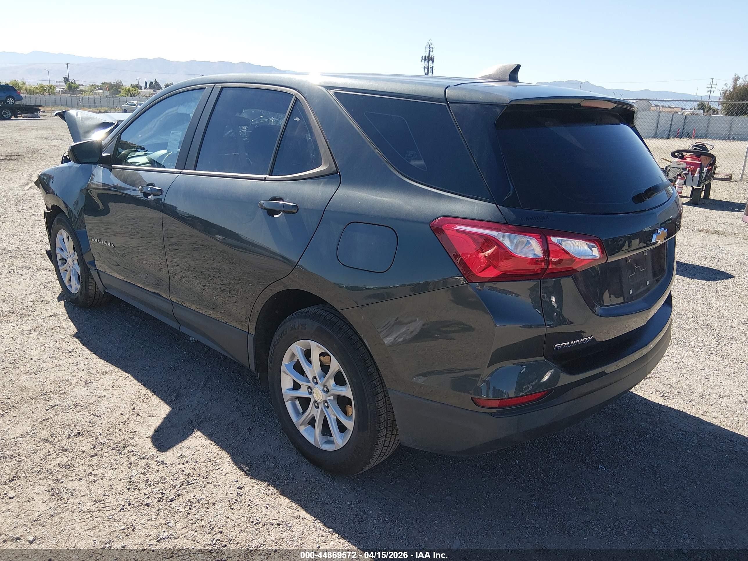 2020 Chevrolet Equinox Fwd Ls Gray vin: 3GNAXHEV4LS676376