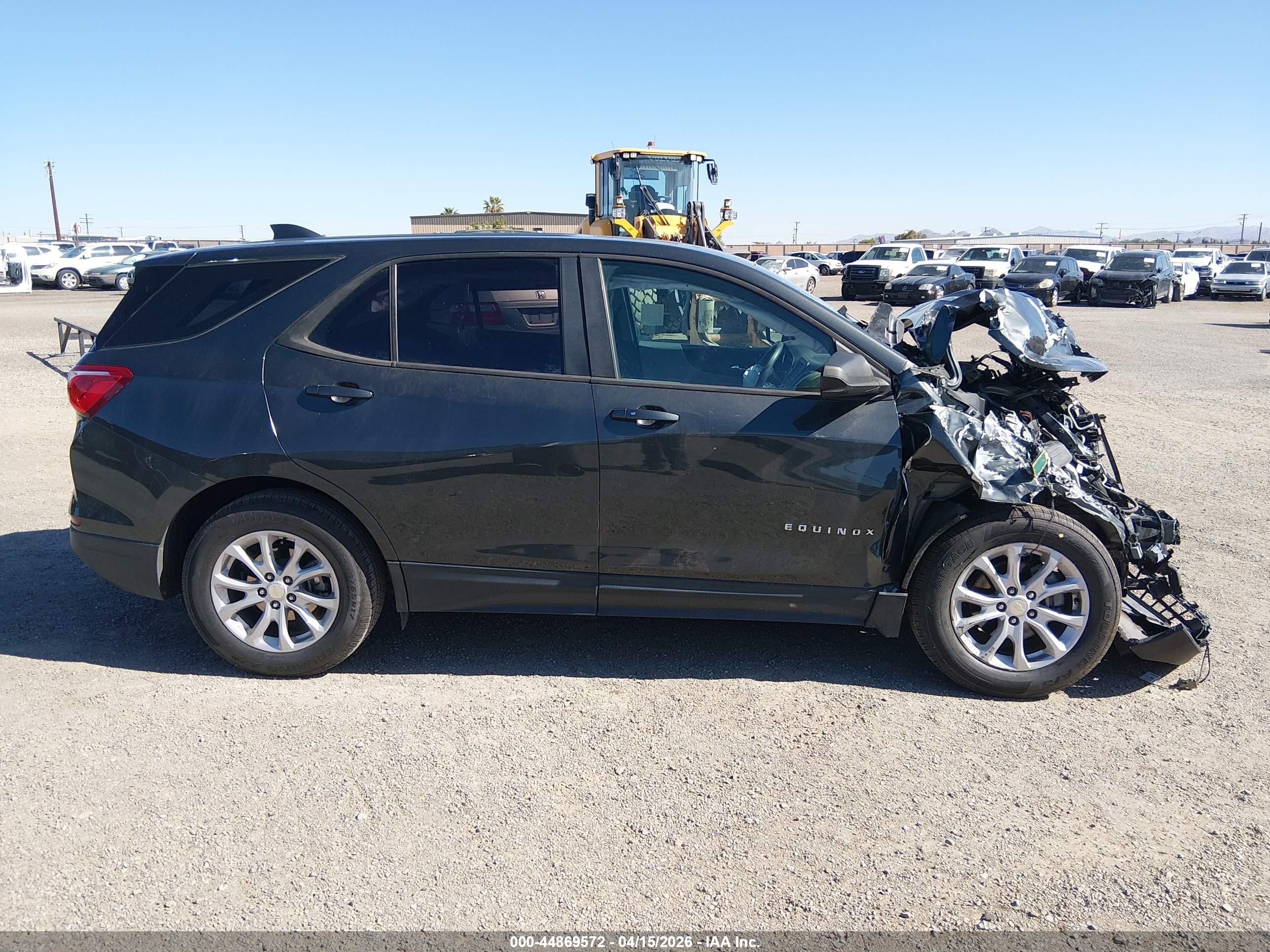 2020 Chevrolet Equinox Fwd Ls Gray vin: 3GNAXHEV4LS676376