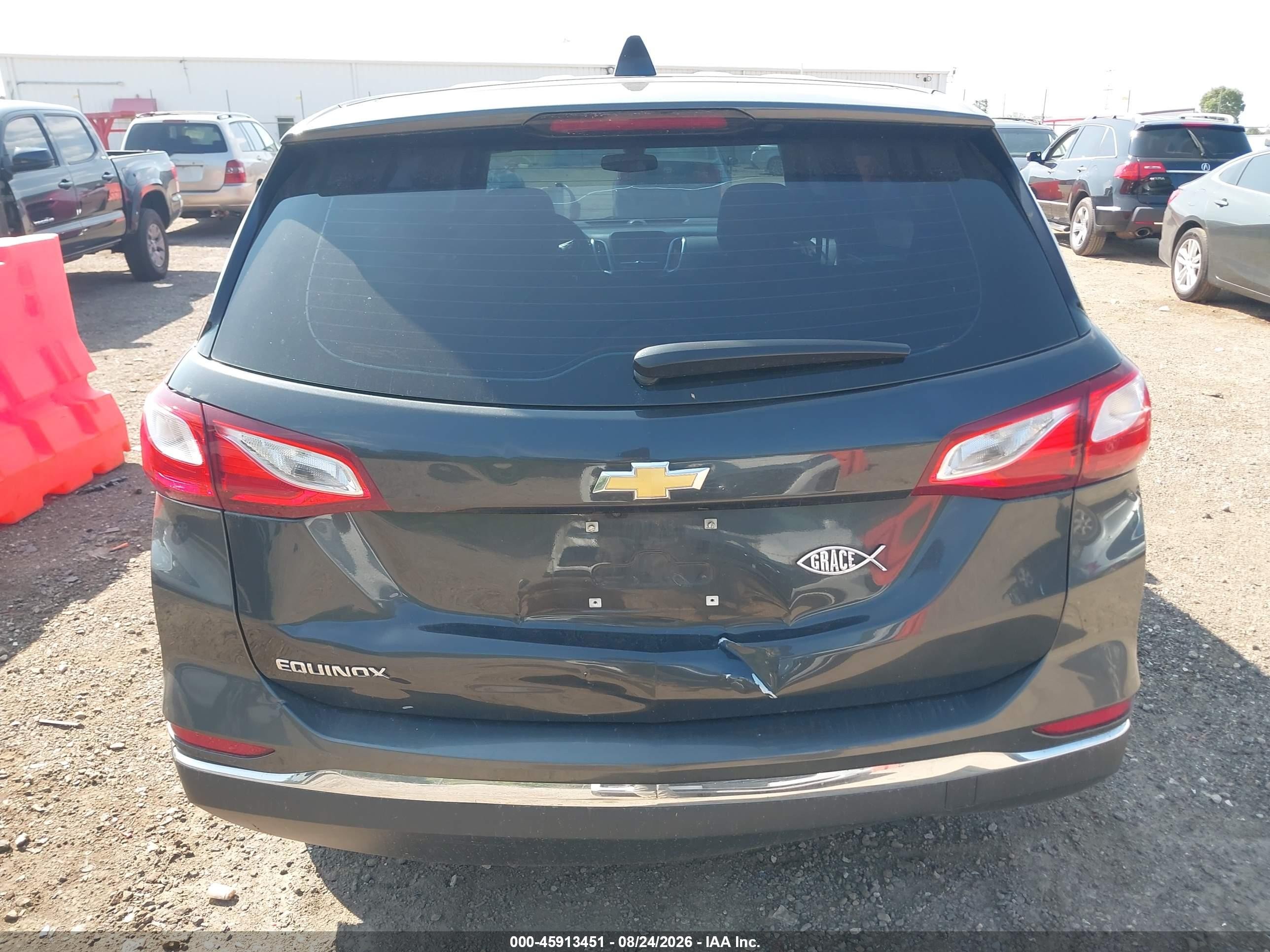2018 Chevrolet Equinox Ls Gray vin: 3GNAXHEV7JL333777