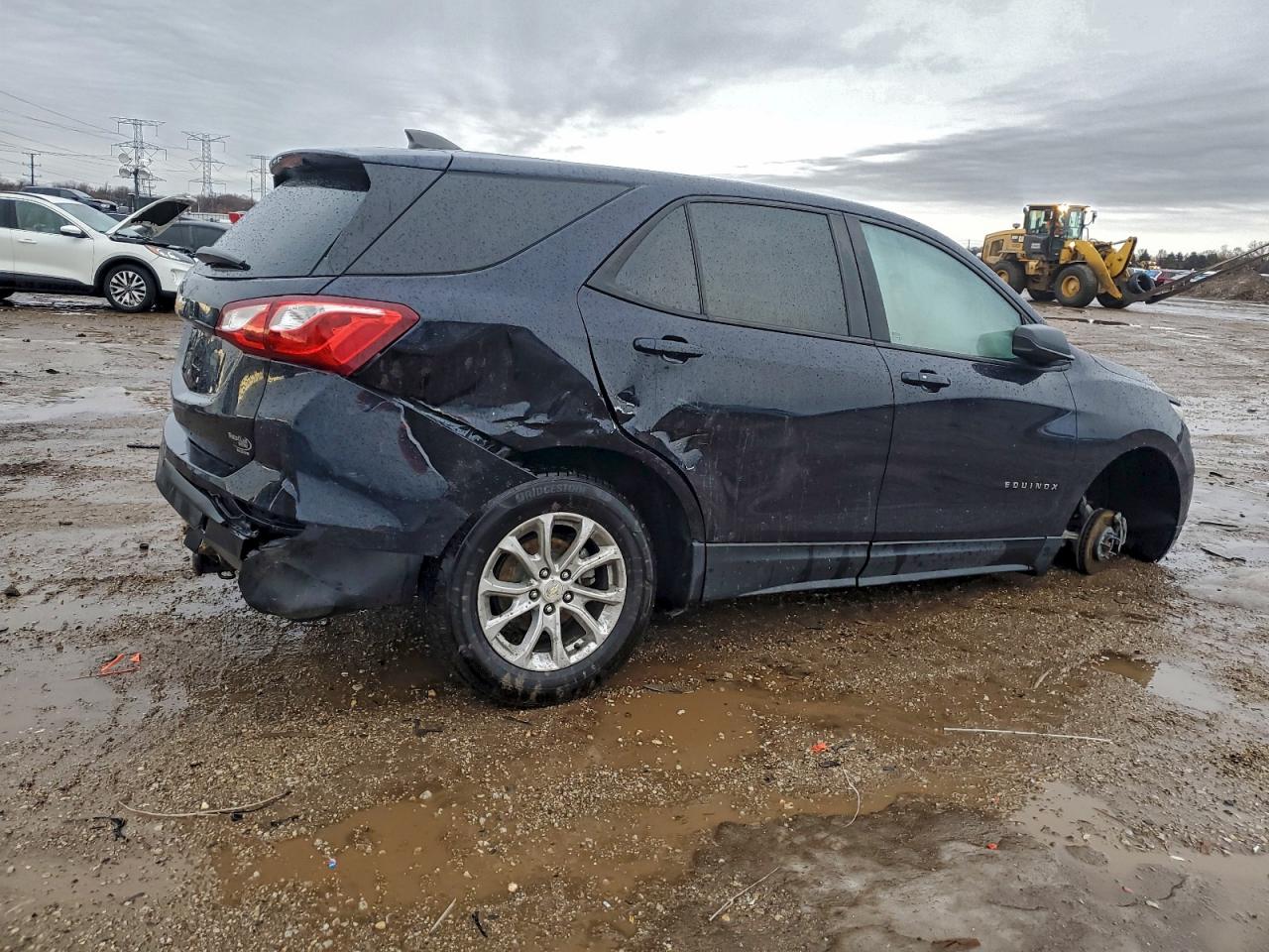 2020 Chevrolet Equinox Ls Blue vin: 3GNAXHEV7LS530974
