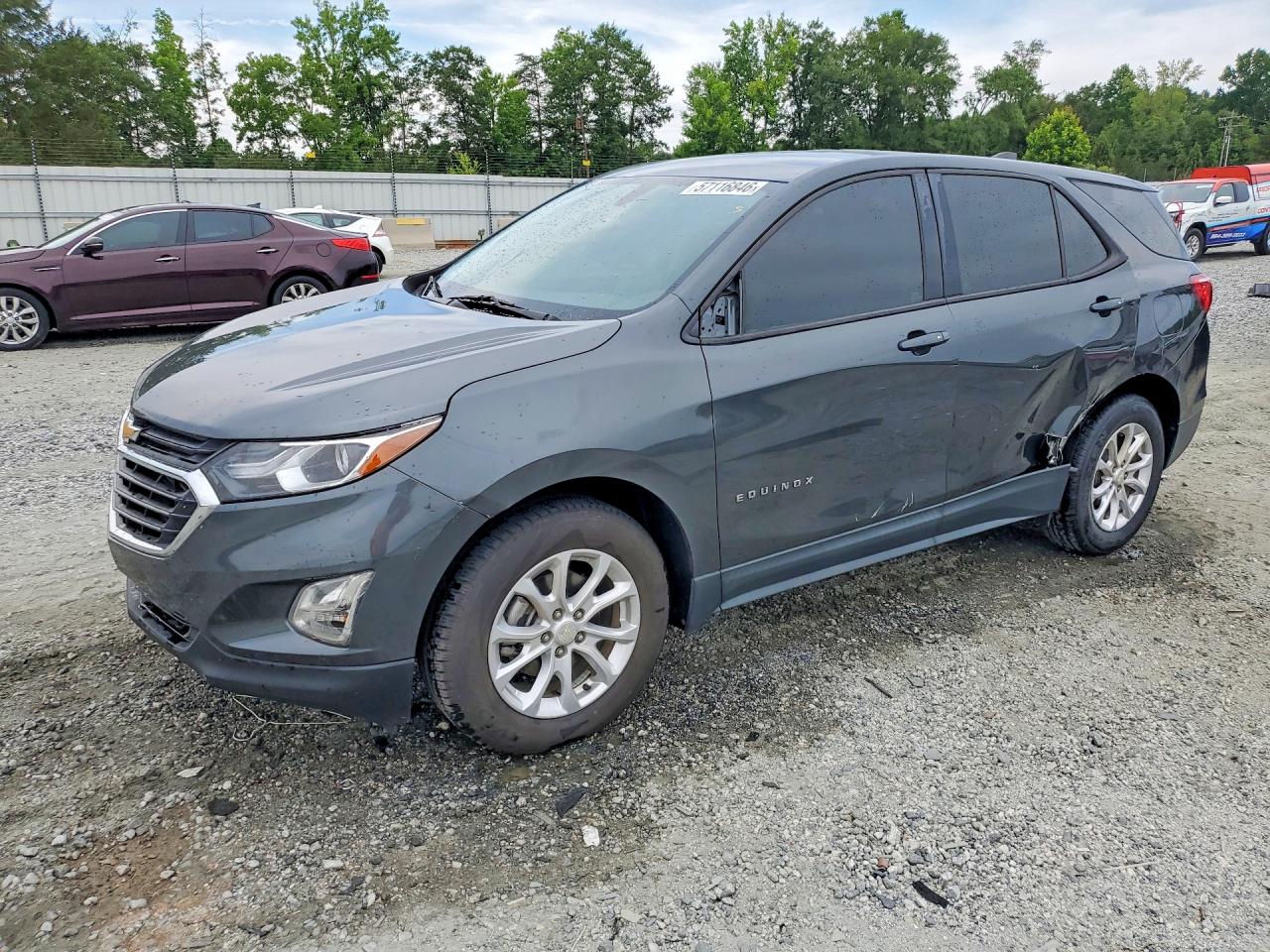 2018 Chevrolet Equinox Ls Серый vin: 3GNAXHEV9JS578862