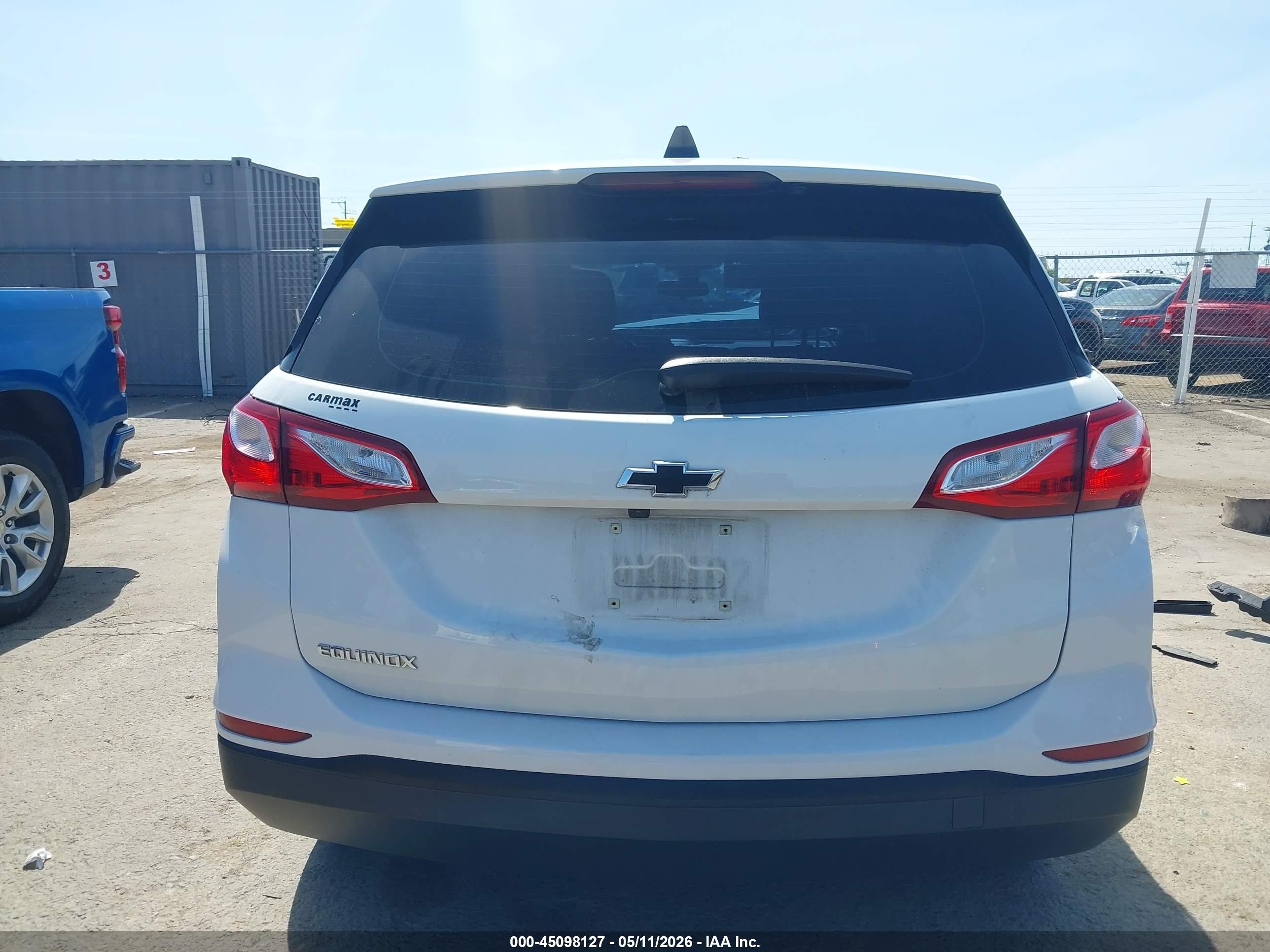 2020 Chevrolet Equinox Fwd Ls Белый vin: 3GNAXHEV9LS618831