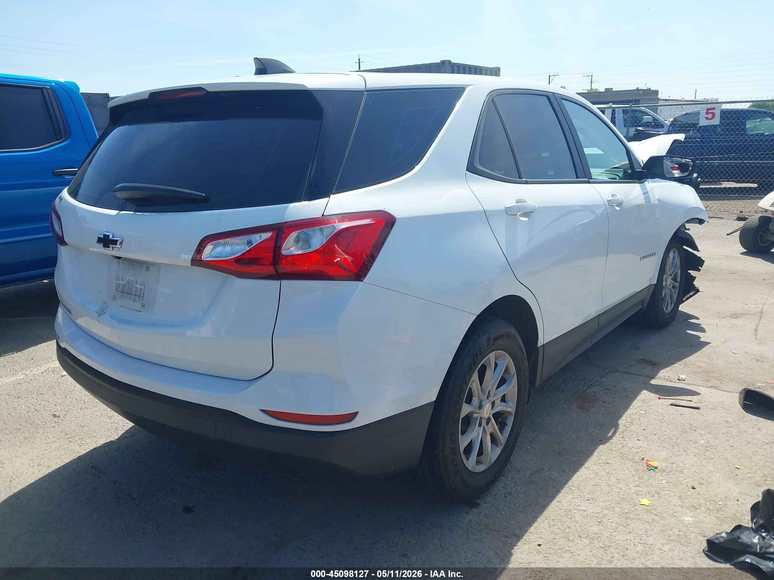 2020 Chevrolet Equinox Fwd Ls Белый vin: 3GNAXHEV9LS618831