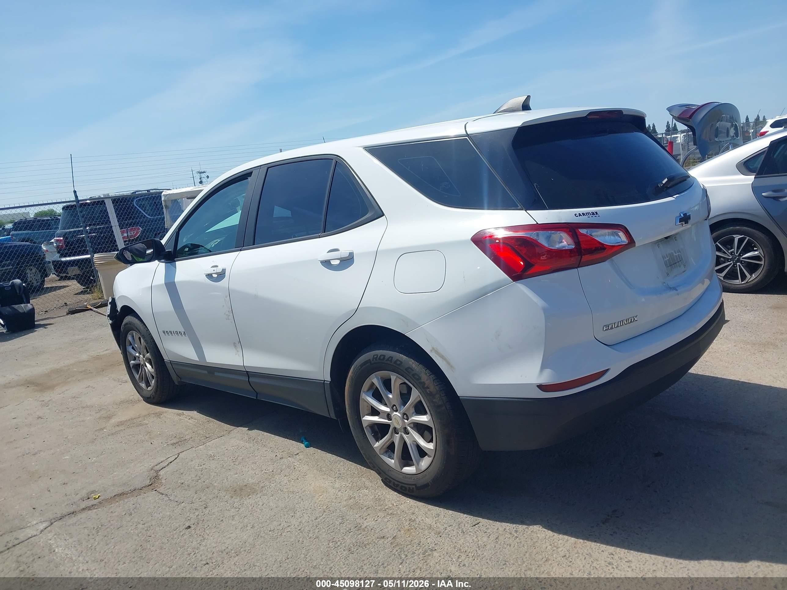 2020 Chevrolet Equinox Fwd Ls Белый vin: 3GNAXHEV9LS618831