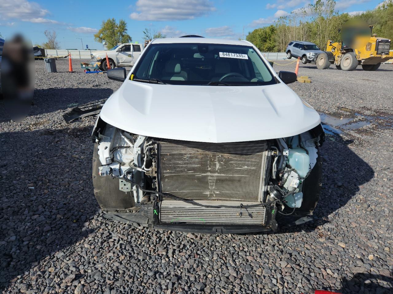 2020 Chevrolet Equinox Ls White vin: 3GNAXHEVXLS641289