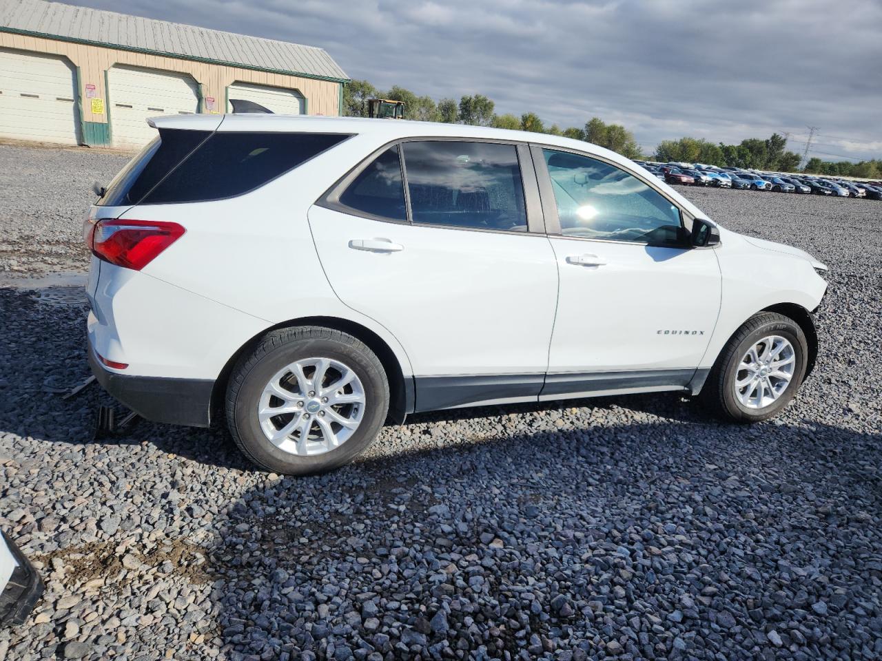 2020 Chevrolet Equinox Ls White vin: 3GNAXHEVXLS641289