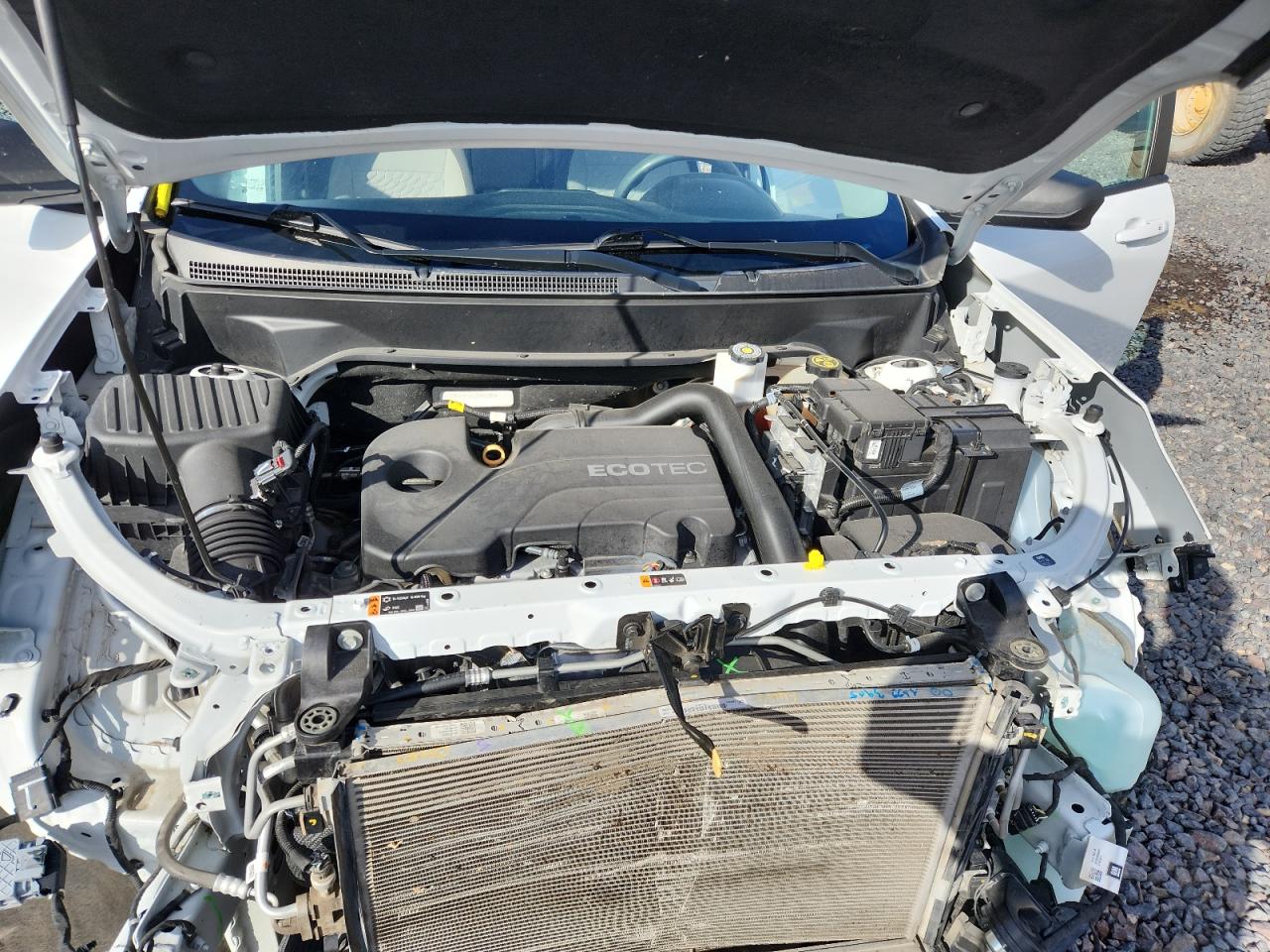 2020 Chevrolet Equinox Ls White vin: 3GNAXHEVXLS641289