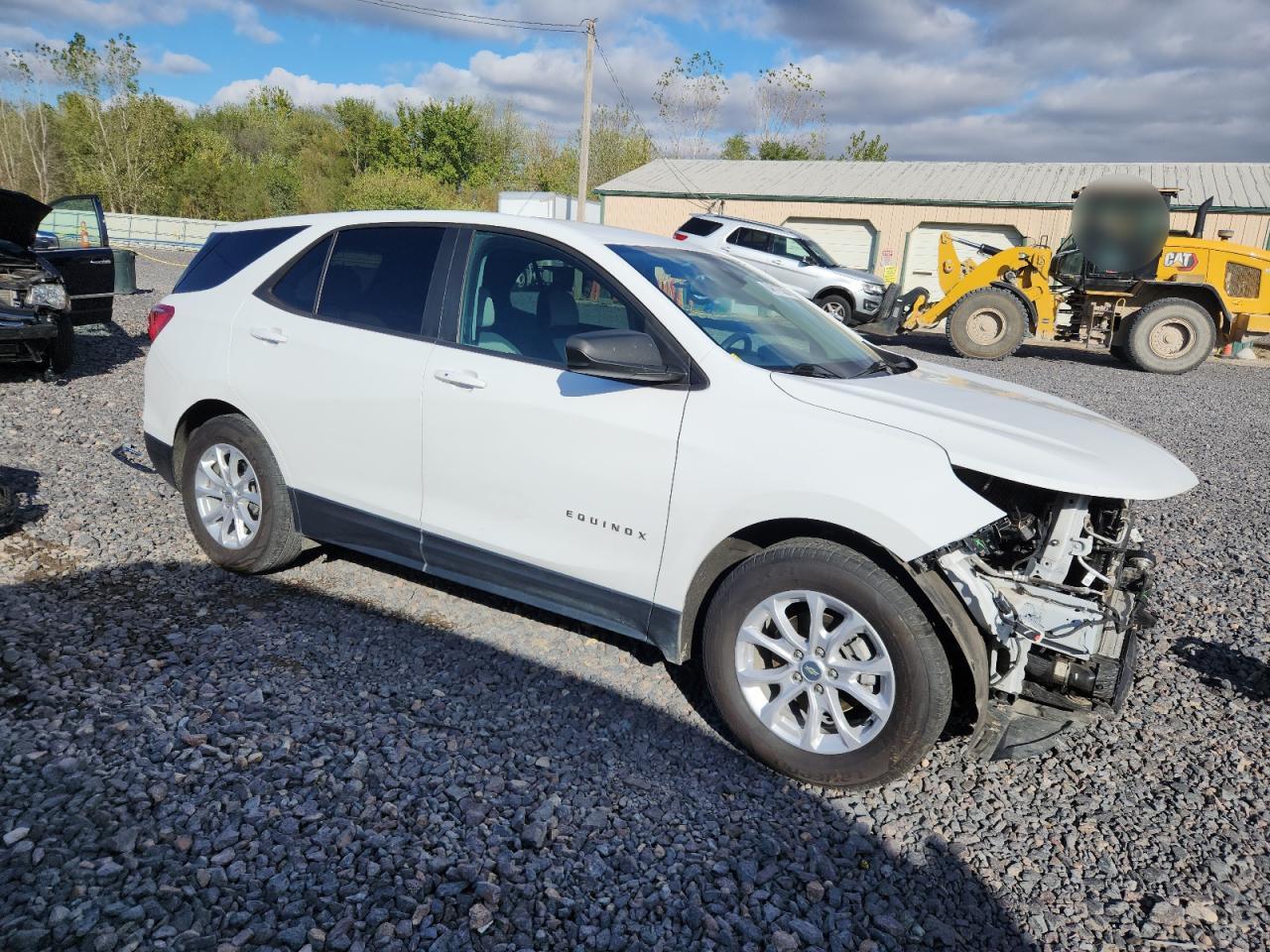2020 Chevrolet Equinox Ls White vin: 3GNAXHEVXLS641289