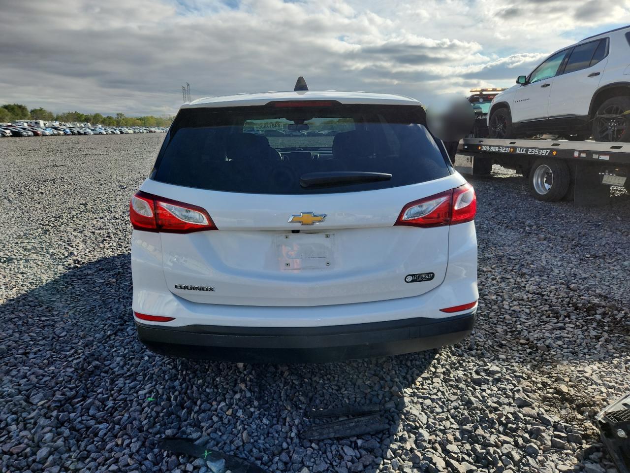 2020 Chevrolet Equinox Ls White vin: 3GNAXHEVXLS641289