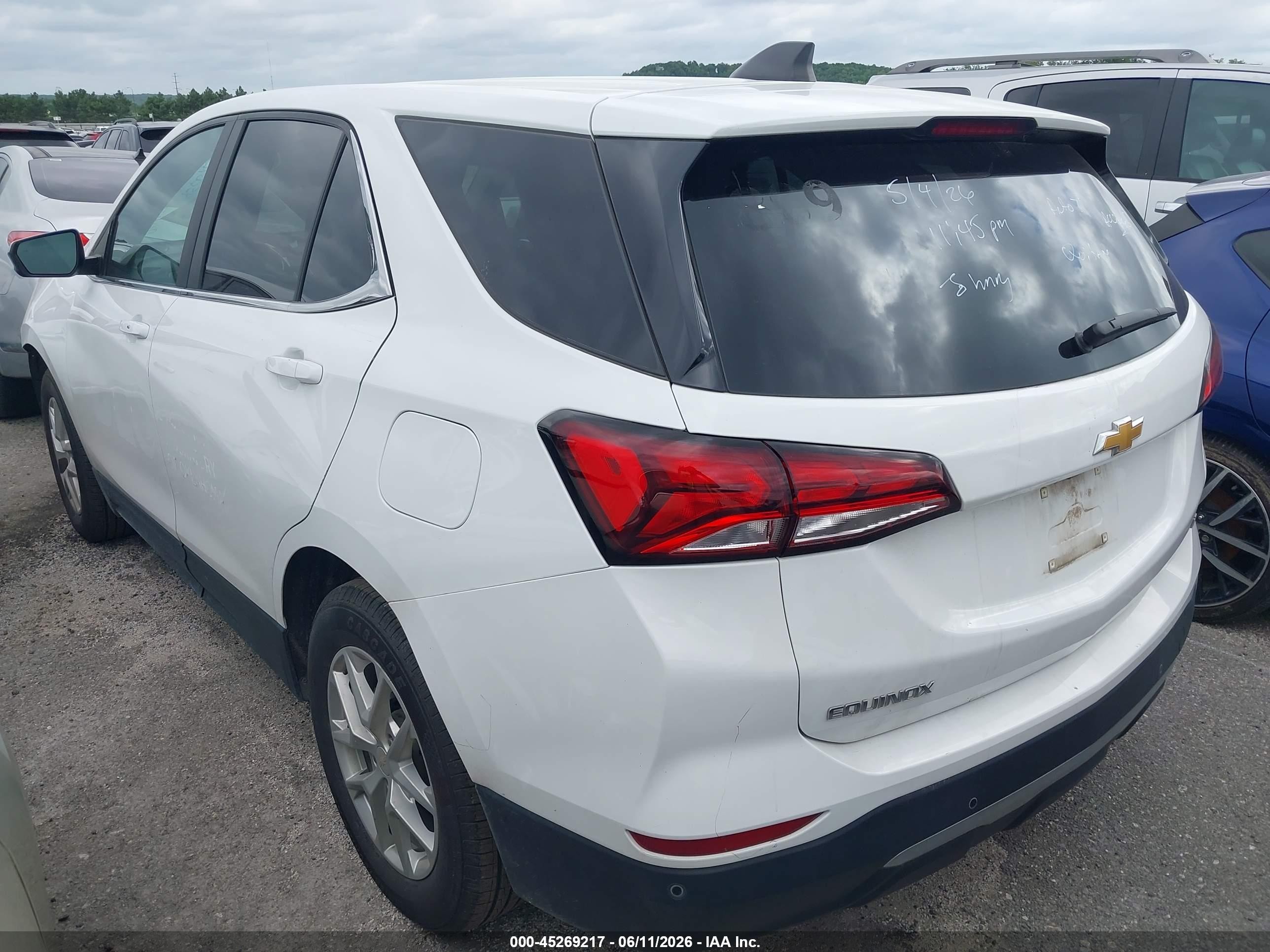 2023 Chevrolet Equinox Fwd 2fl Белый vin: 3GNAXJEG6PS209569
