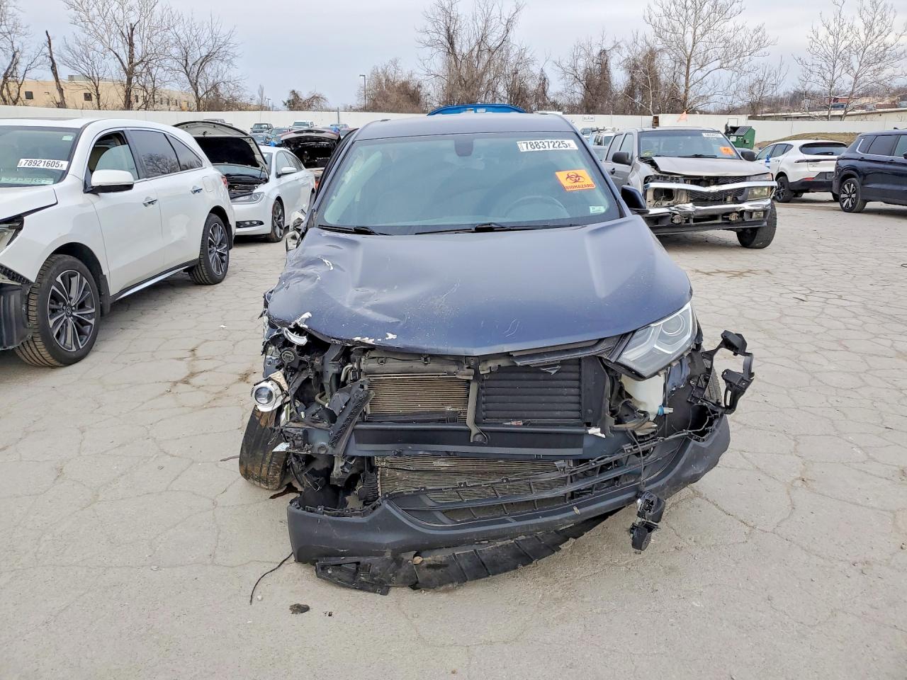 2018 Chevrolet Equinox Lt Blue vin: 3GNAXJEV0JS599154