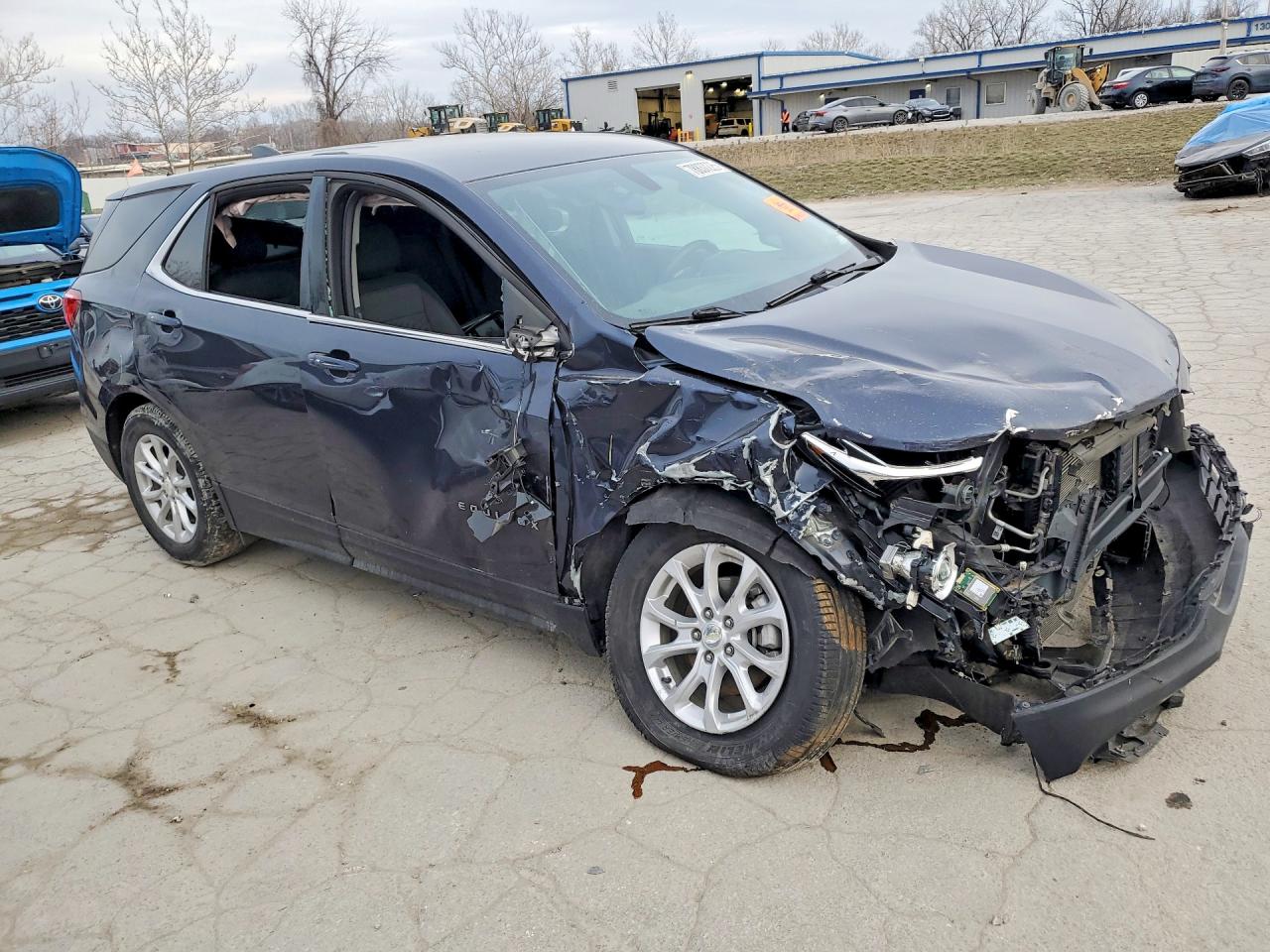 2018 Chevrolet Equinox Lt Blue vin: 3GNAXJEV0JS599154