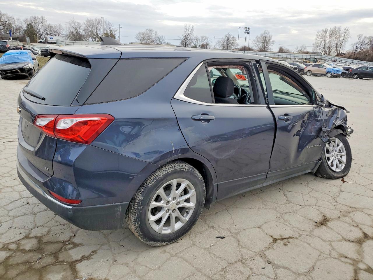 2018 Chevrolet Equinox Lt Blue vin: 3GNAXJEV0JS599154
