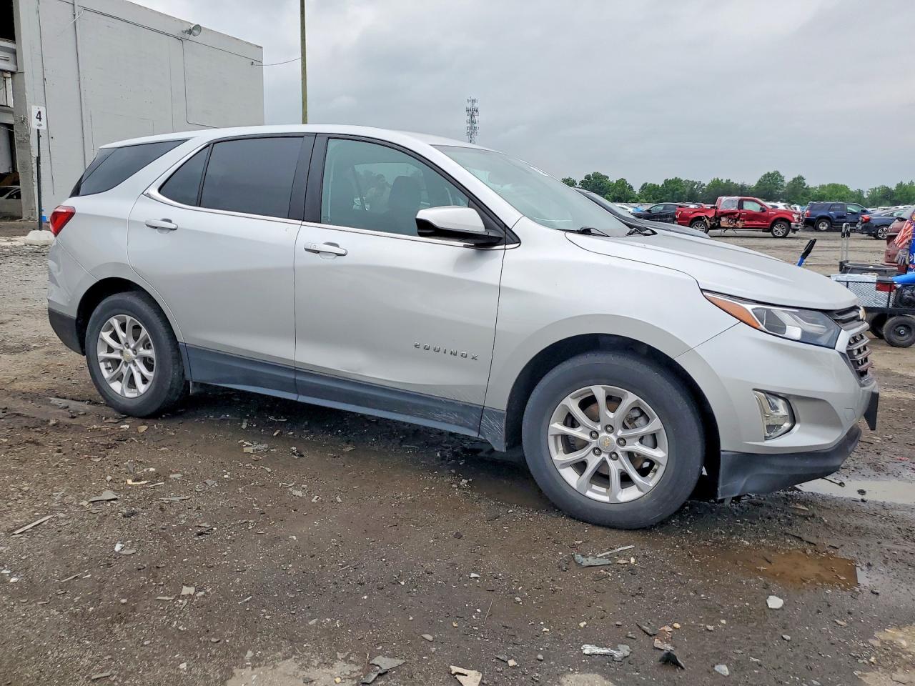 2021 Chevrolet Equinox Lt Silver vin: 3GNAXJEV0MS161223