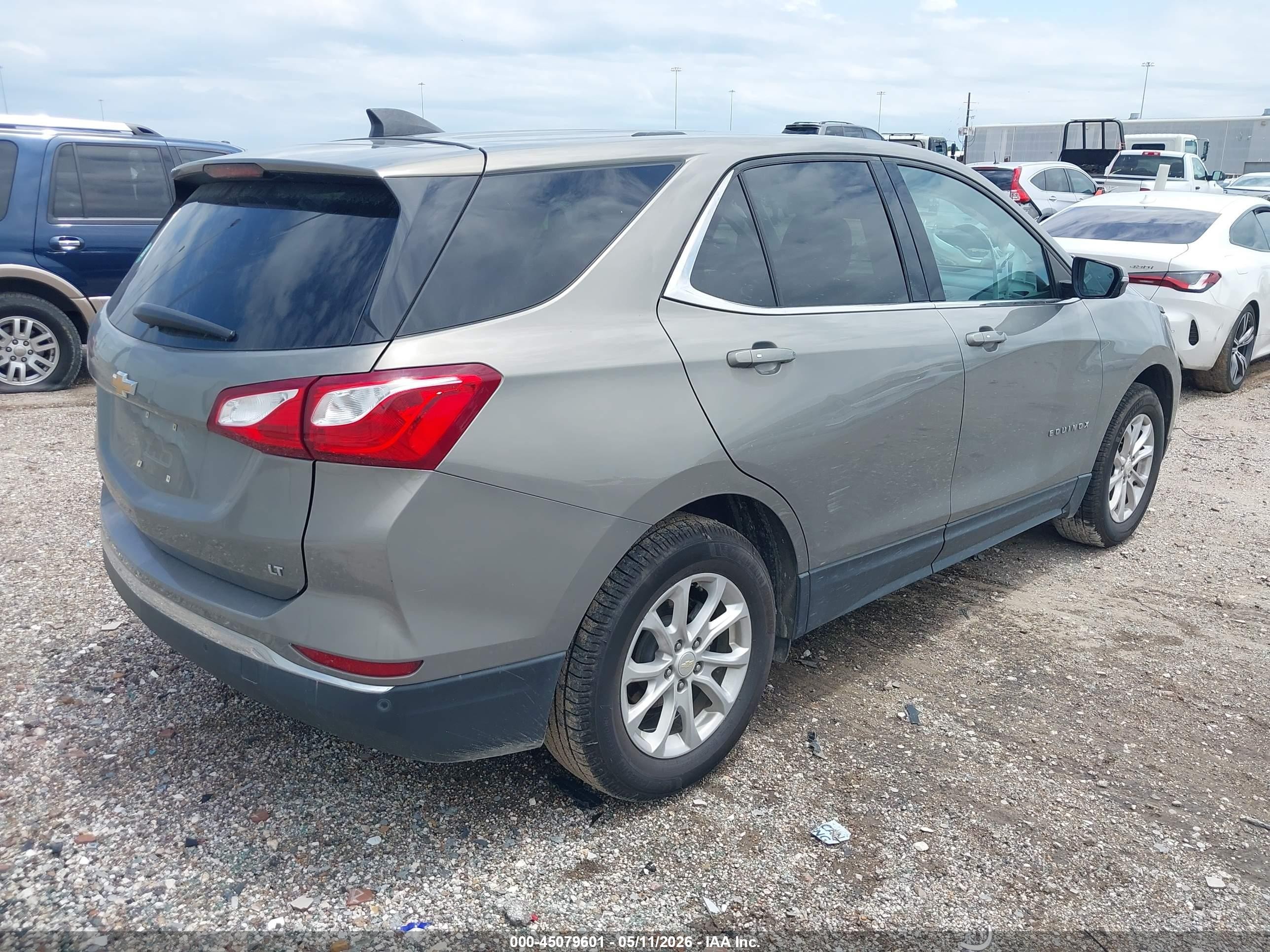 2018 Chevrolet Equinox Lt Brown vin: 3GNAXJEV3JS591923