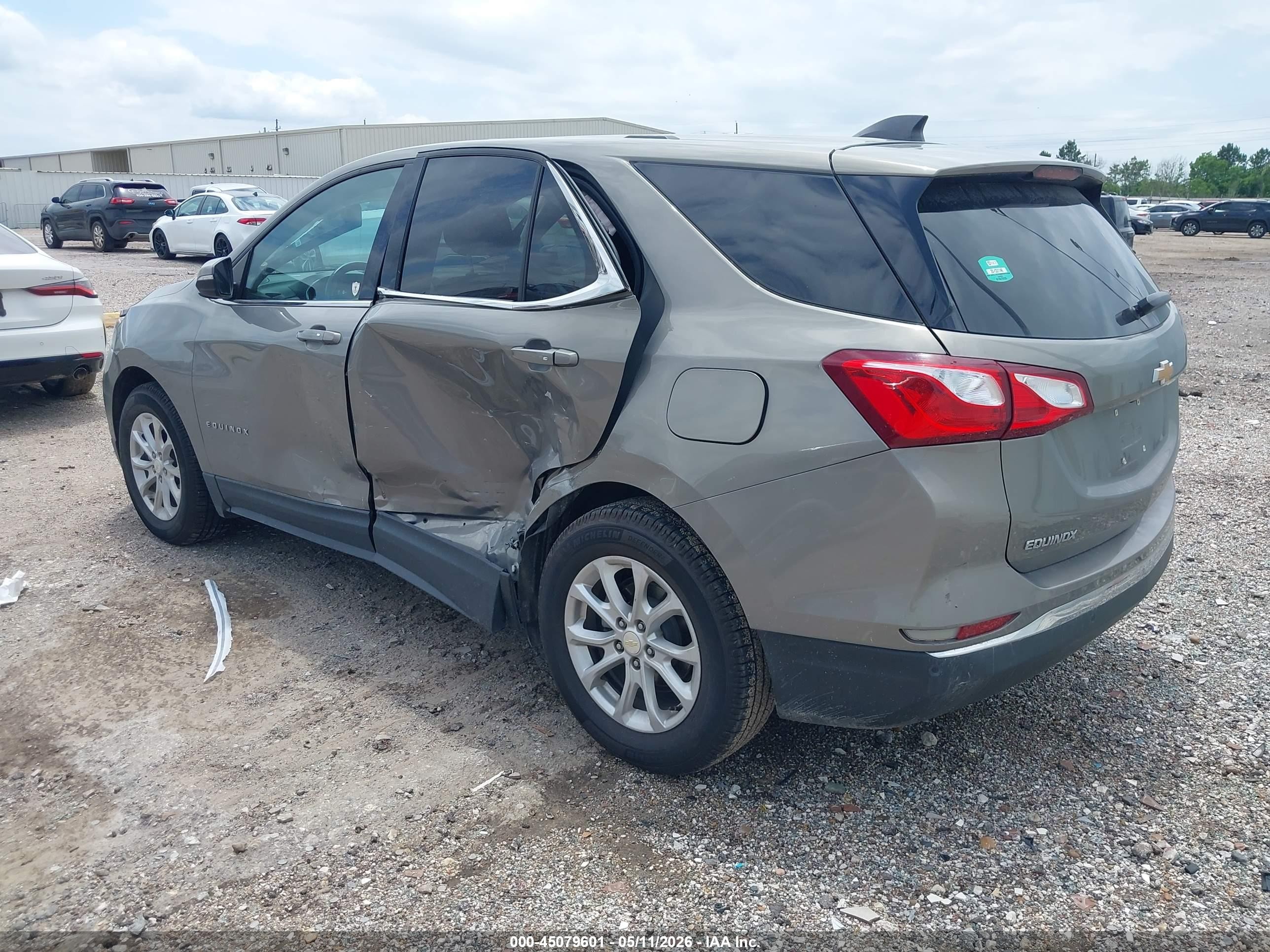 2018 Chevrolet Equinox Lt Brown vin: 3GNAXJEV3JS591923