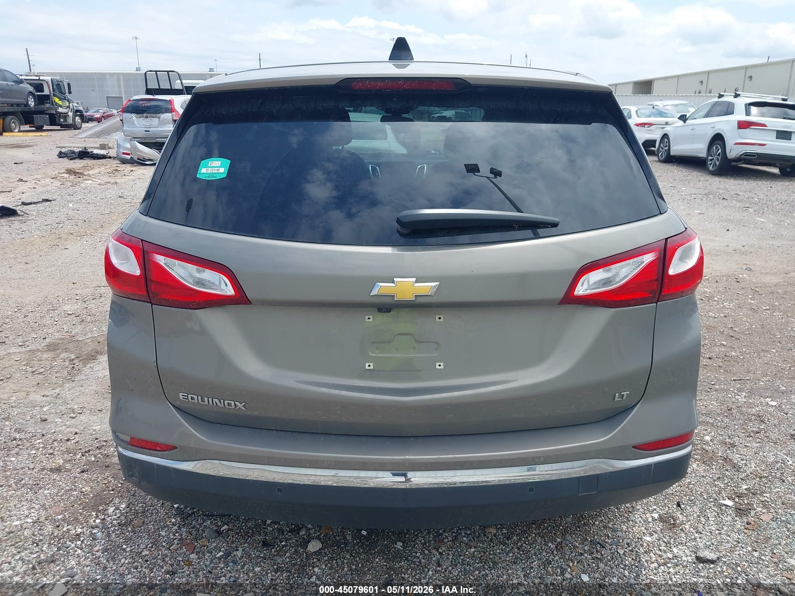 2018 Chevrolet Equinox Lt Brown vin: 3GNAXJEV3JS591923