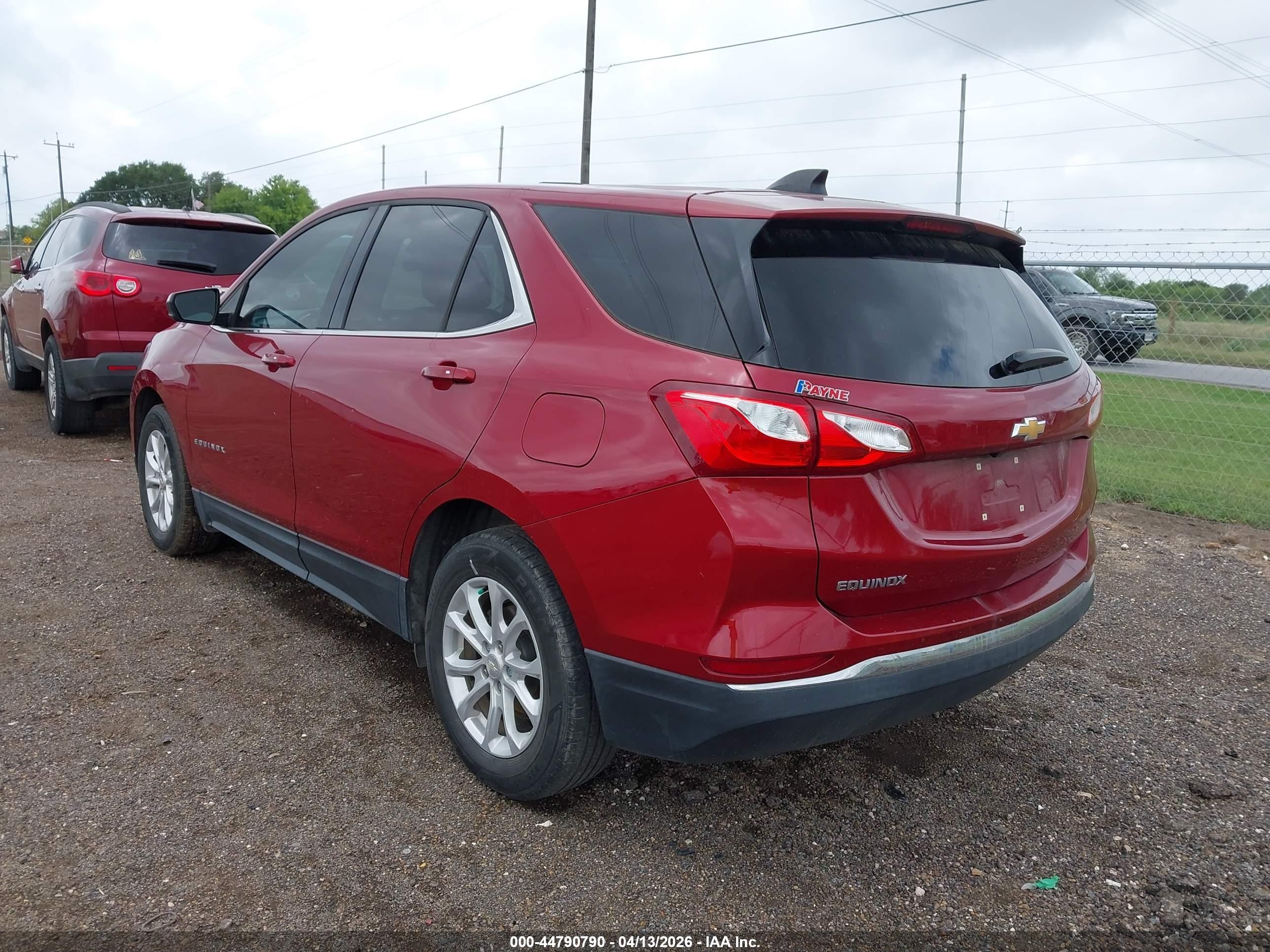 2018 Chevrolet Equinox Lt Red vin: 3GNAXJEV3JS617033