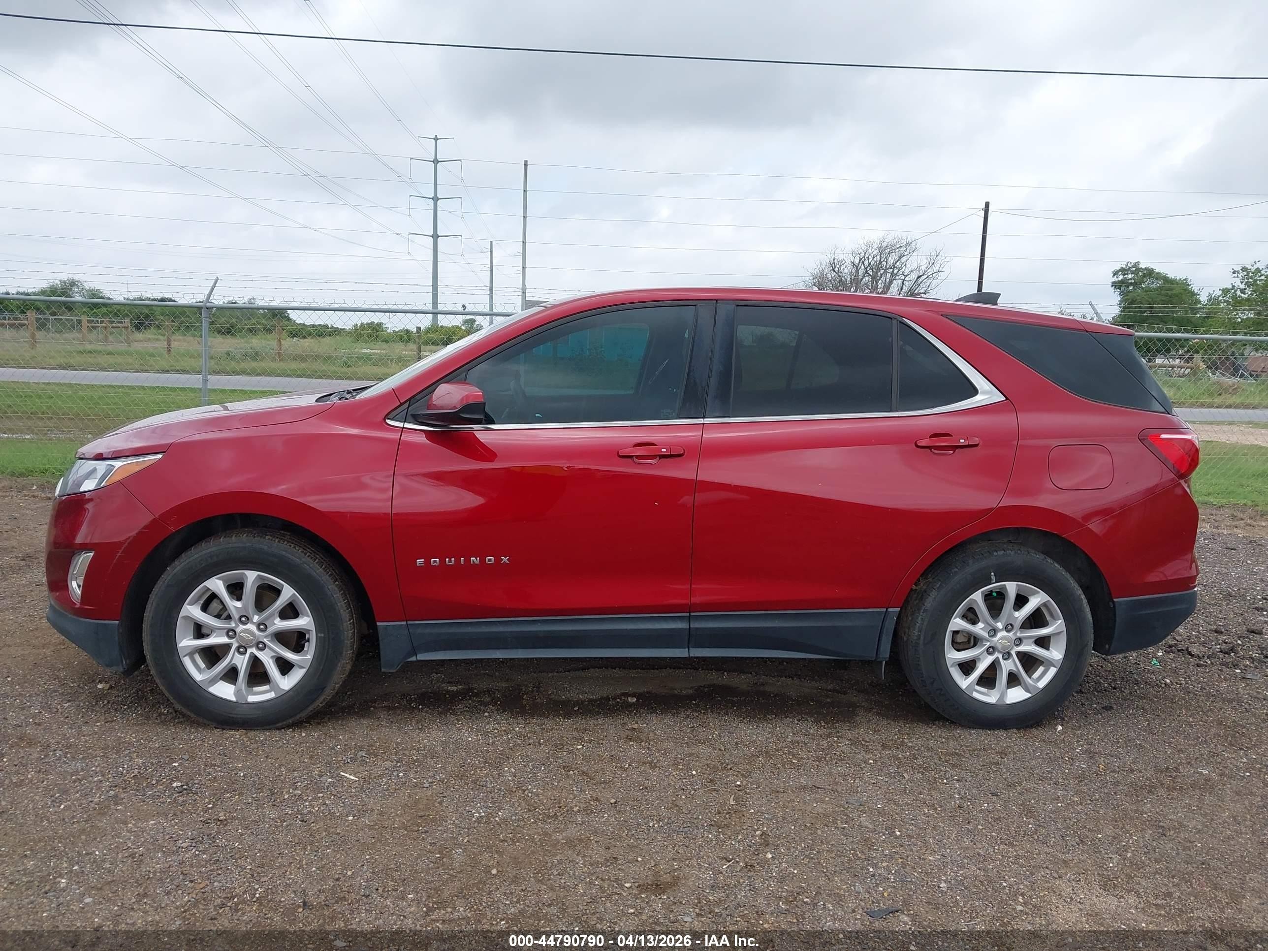 2018 Chevrolet Equinox Lt Red vin: 3GNAXJEV3JS617033