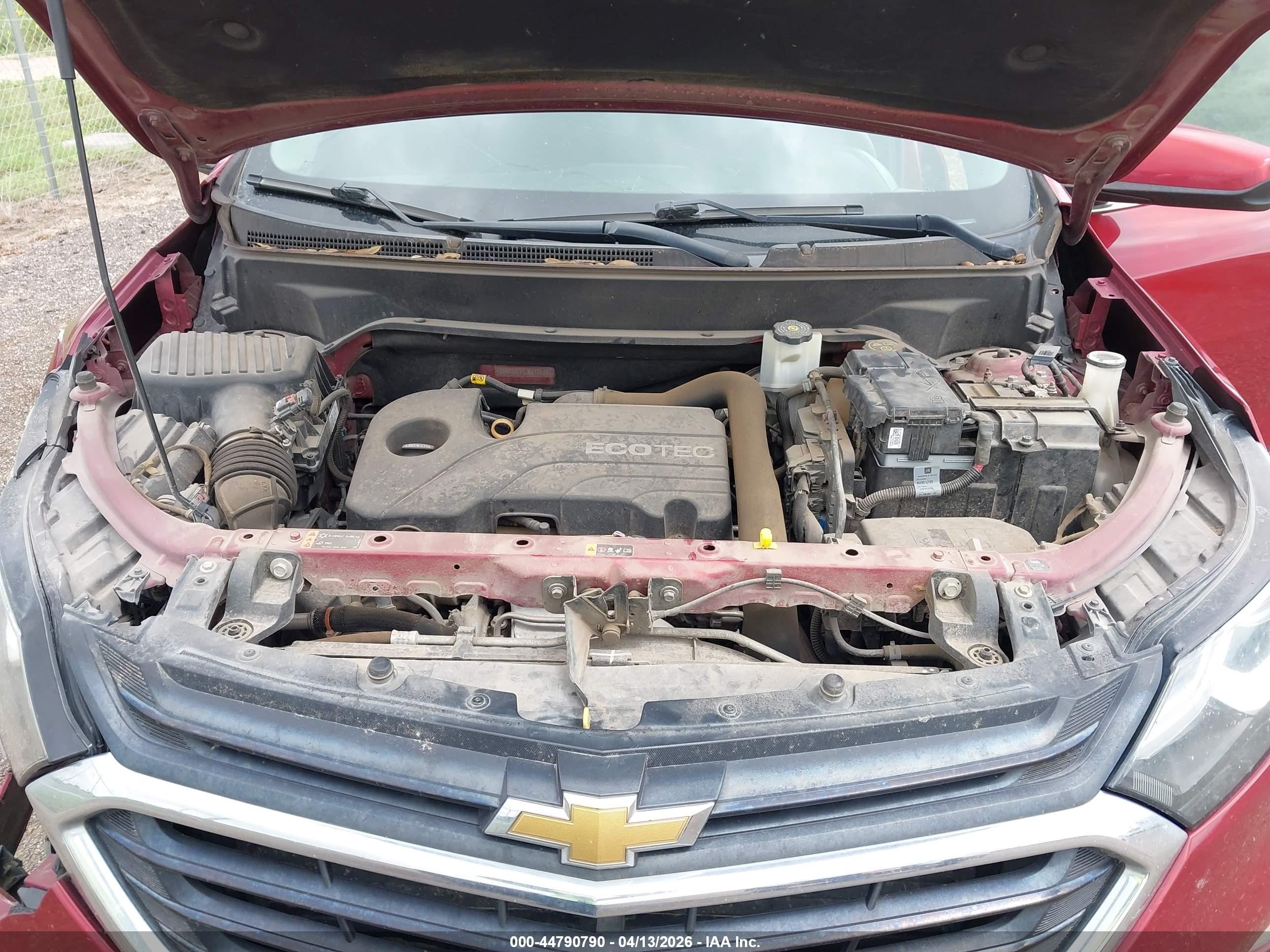 2018 Chevrolet Equinox Lt Red vin: 3GNAXJEV3JS617033