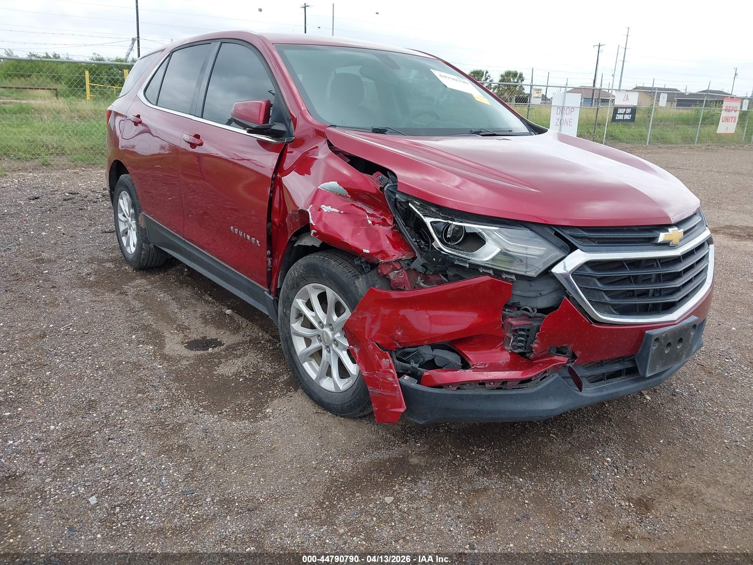2018 Chevrolet Equinox Lt Red vin: 3GNAXJEV3JS617033