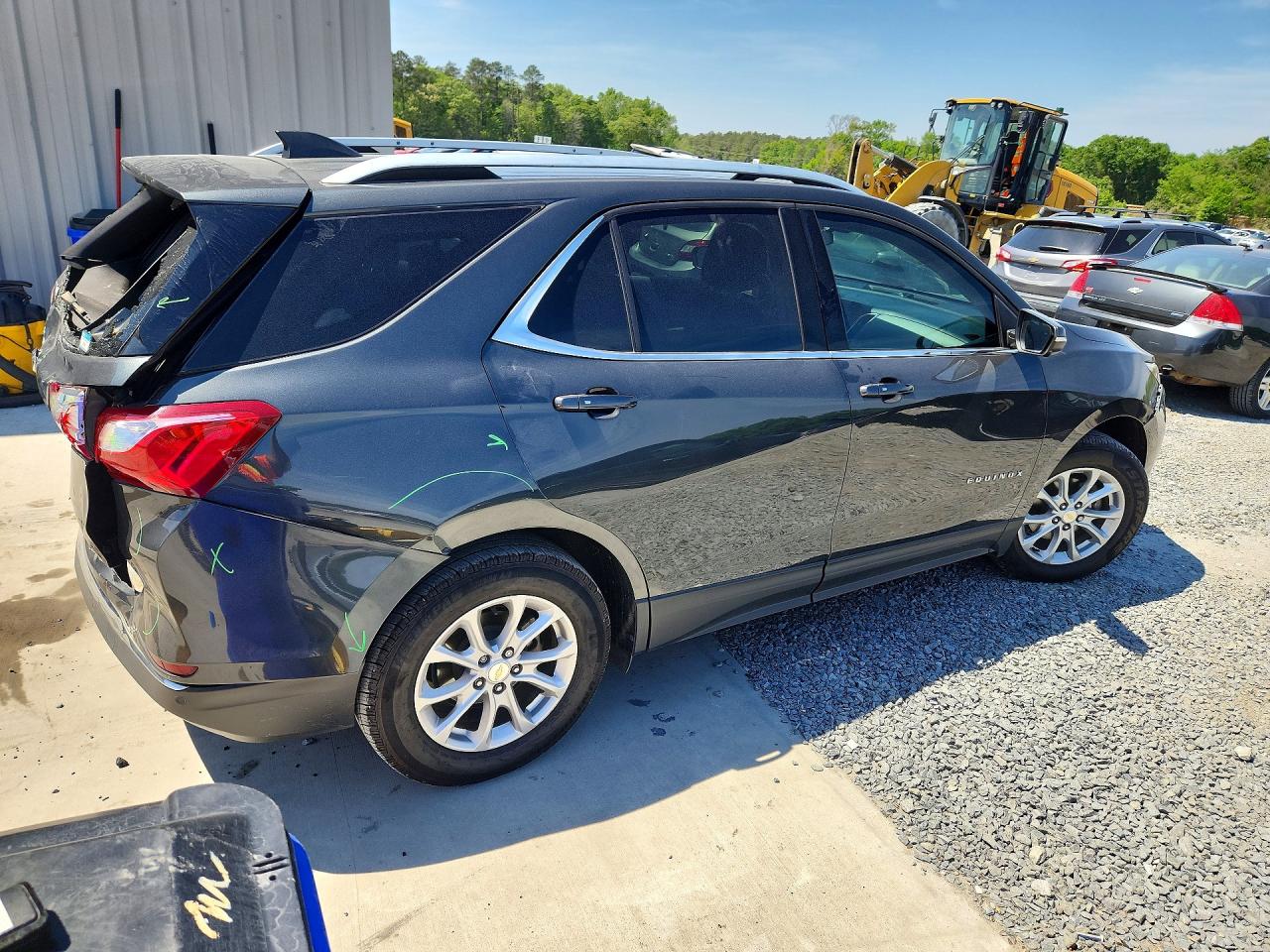 2018 Chevrolet Equinox Lt Charcoal vin: 3GNAXJEV4JS512789