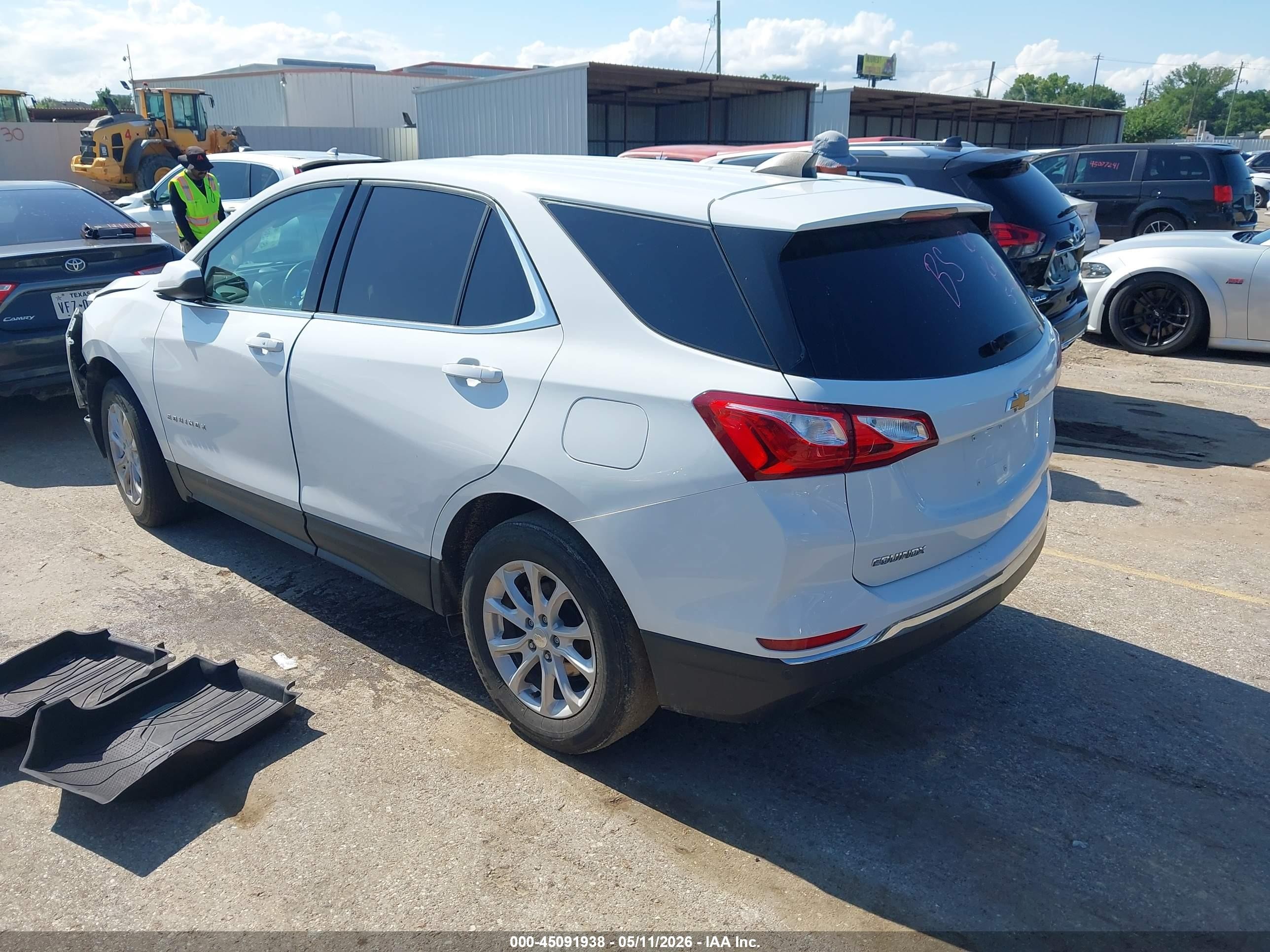 2020 Chevrolet Equinox Fwd 2fl Белый vin: 3GNAXJEV4LS574227