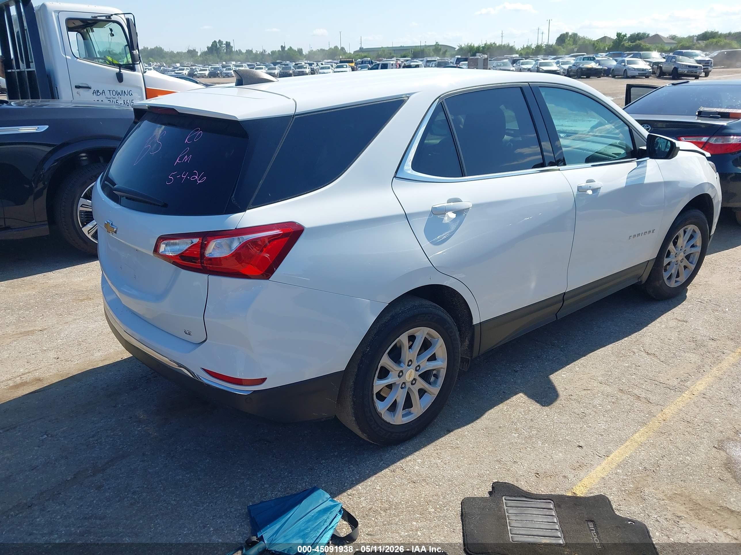 2020 Chevrolet Equinox Fwd 2fl Белый vin: 3GNAXJEV4LS574227
