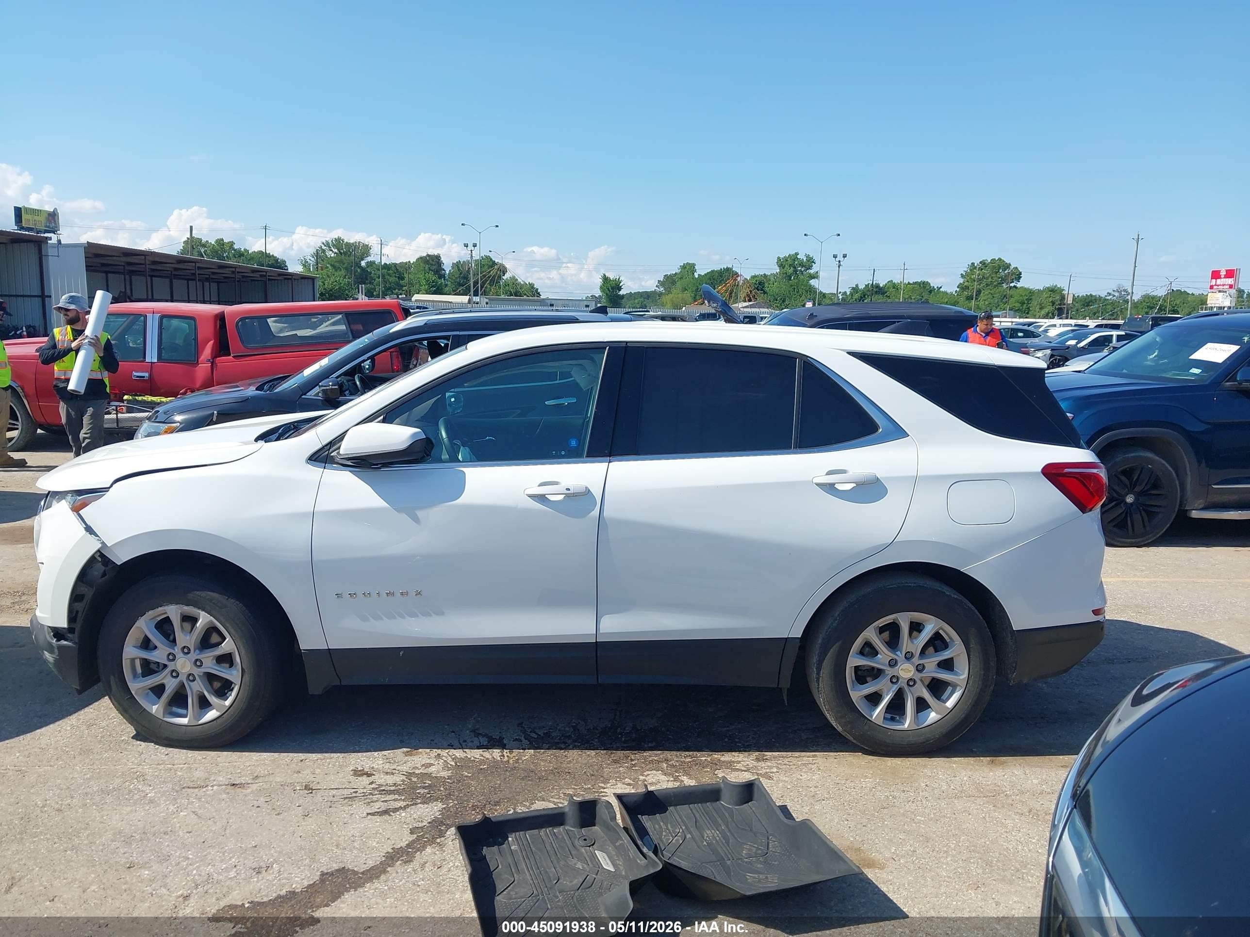 2020 Chevrolet Equinox Fwd 2fl Белый vin: 3GNAXJEV4LS574227