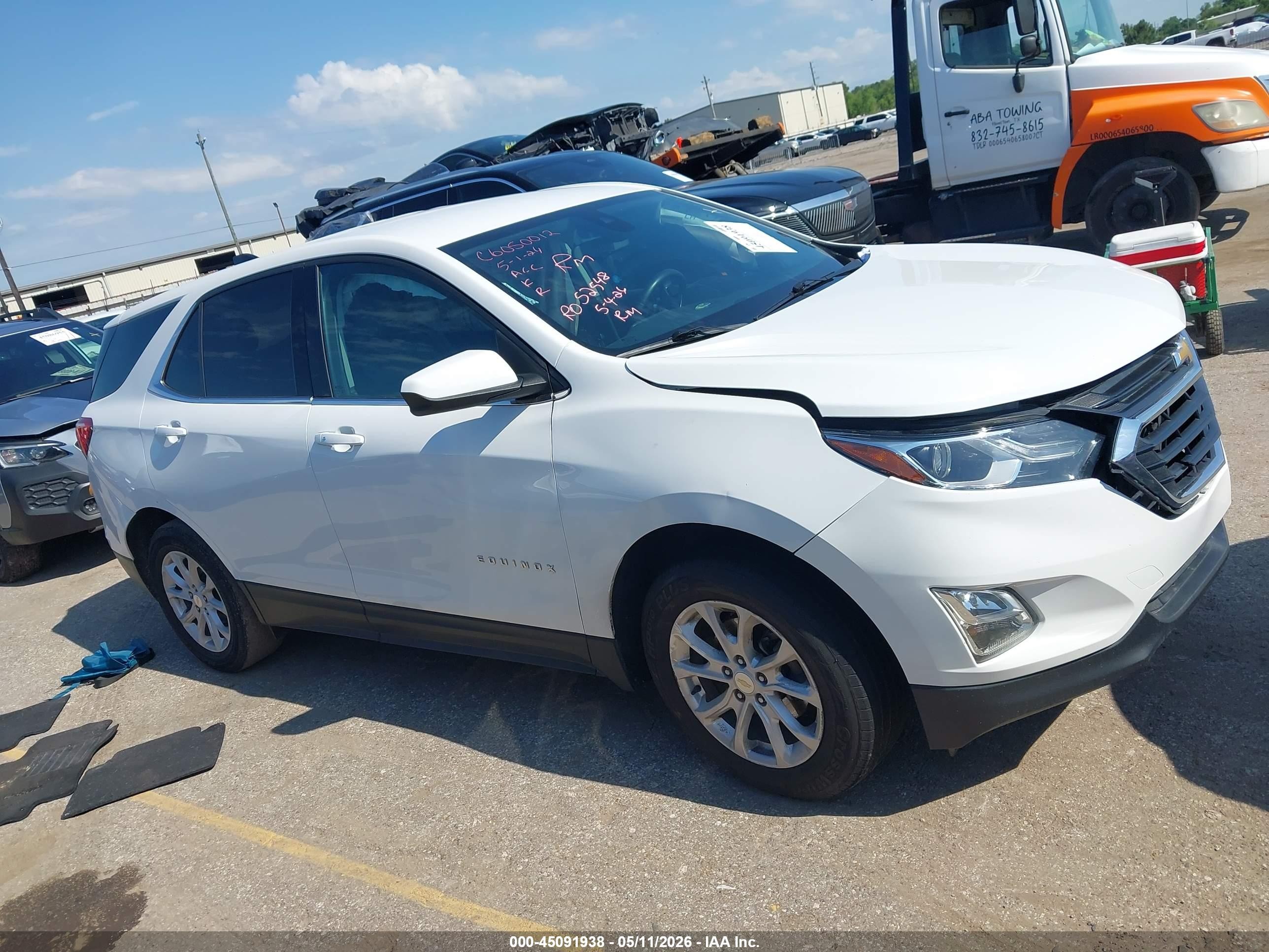 2020 Chevrolet Equinox Fwd 2fl Белый vin: 3GNAXJEV4LS574227