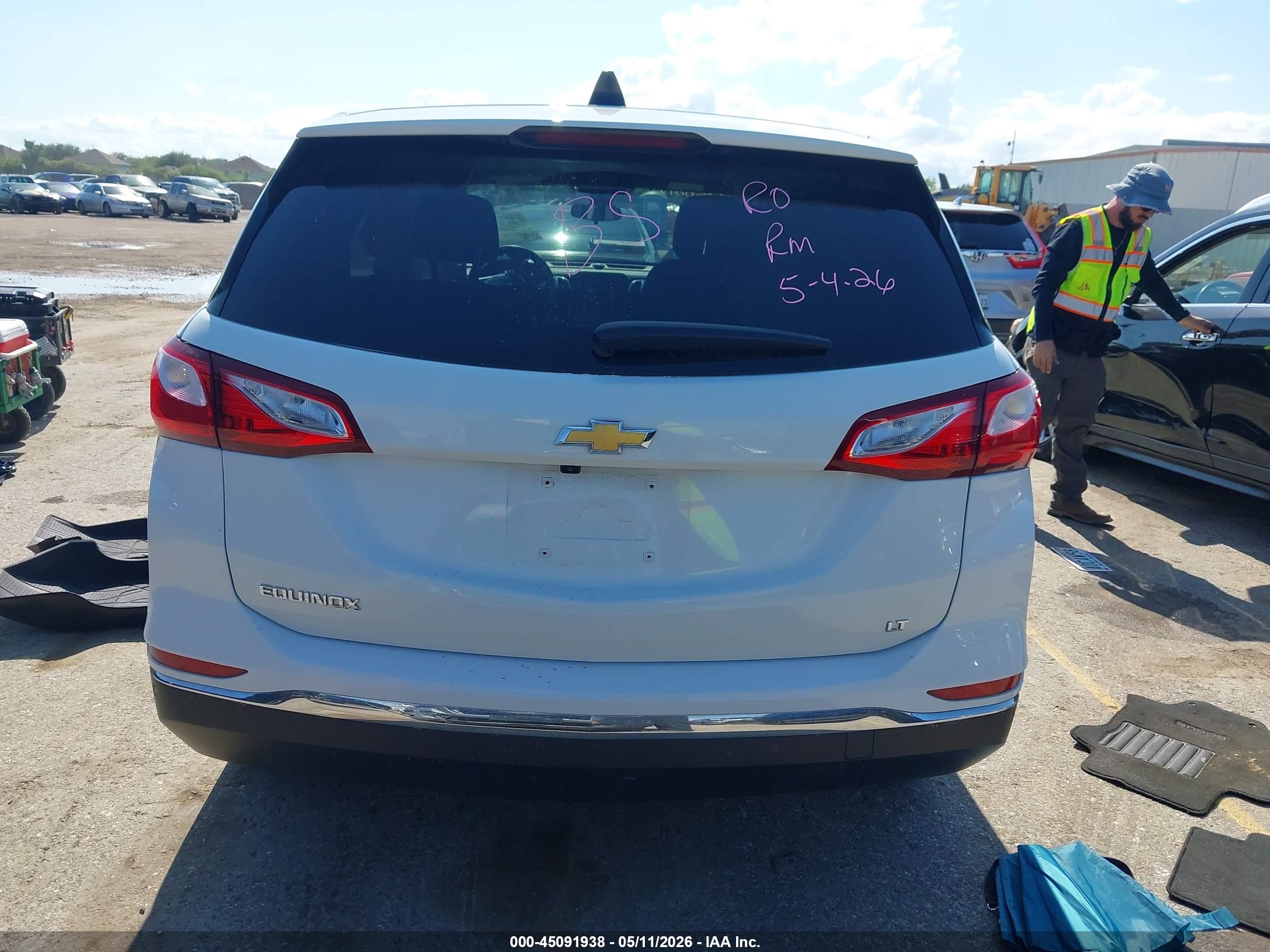 2020 Chevrolet Equinox Fwd 2fl Белый vin: 3GNAXJEV4LS574227