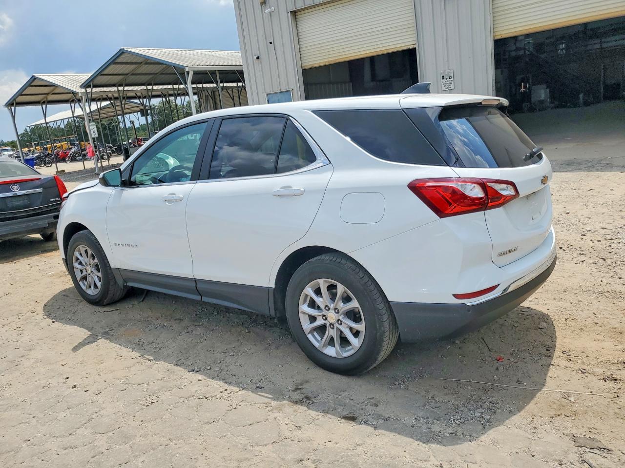 2021 Chevrolet Equinox Lt White vin: 3GNAXJEV4MS146658