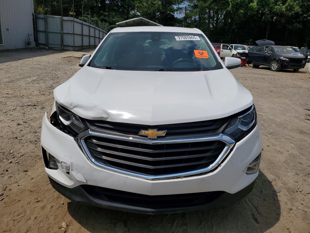2021 Chevrolet Equinox Lt White vin: 3GNAXJEV4MS146658