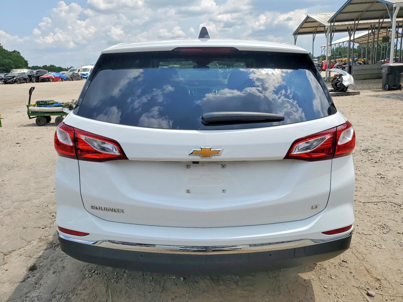 2021 Chevrolet Equinox Lt White vin: 3GNAXJEV4MS146658
