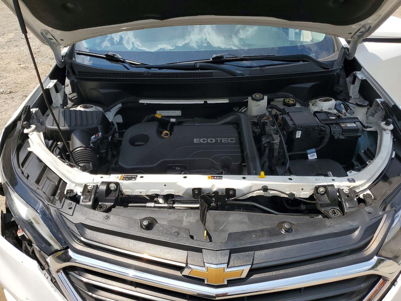 2021 Chevrolet Equinox Lt White vin: 3GNAXJEV4MS146658