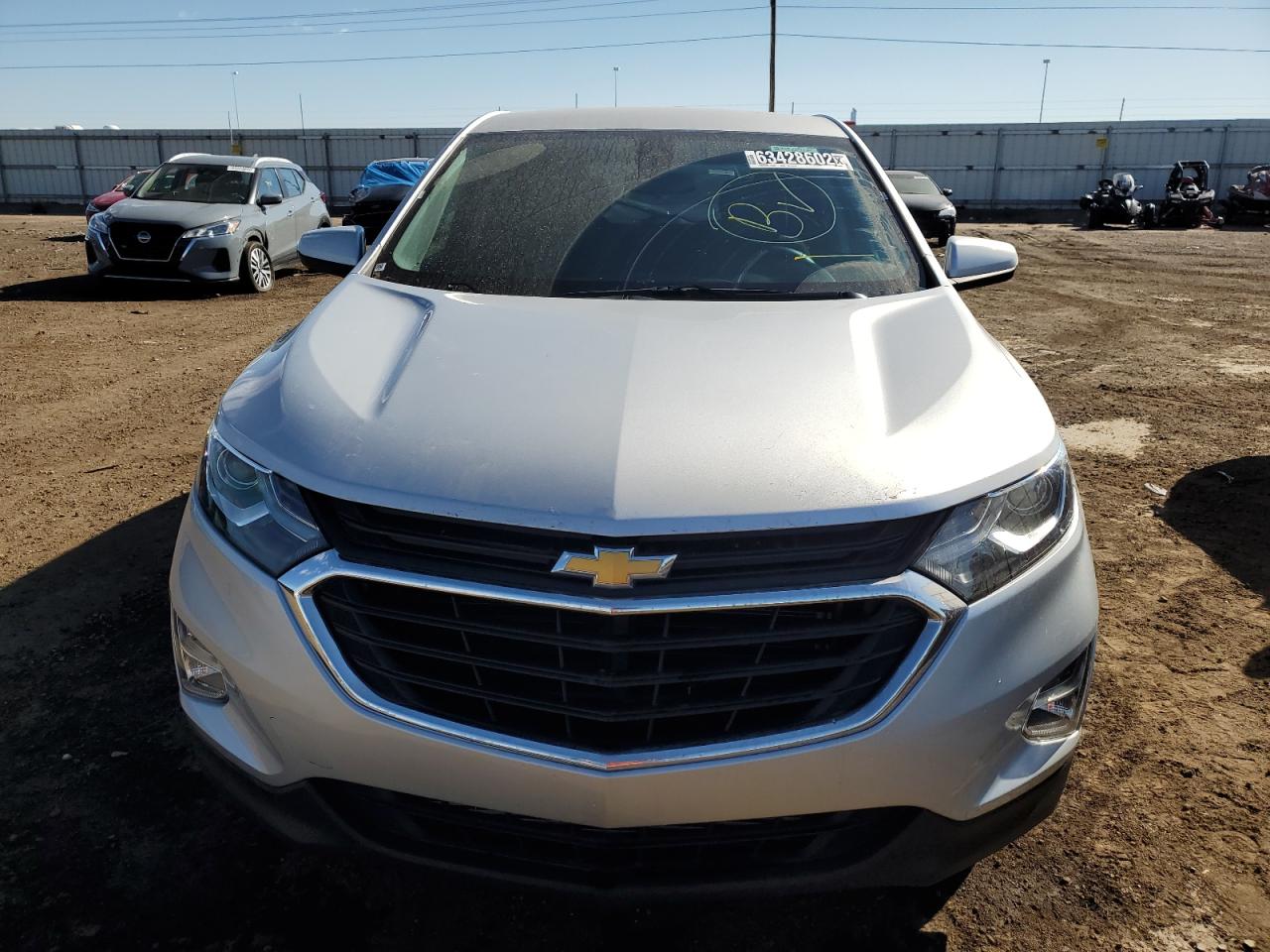2019 Chevrolet Equinox Lt Silver vin: 3GNAXJEV6KS608067