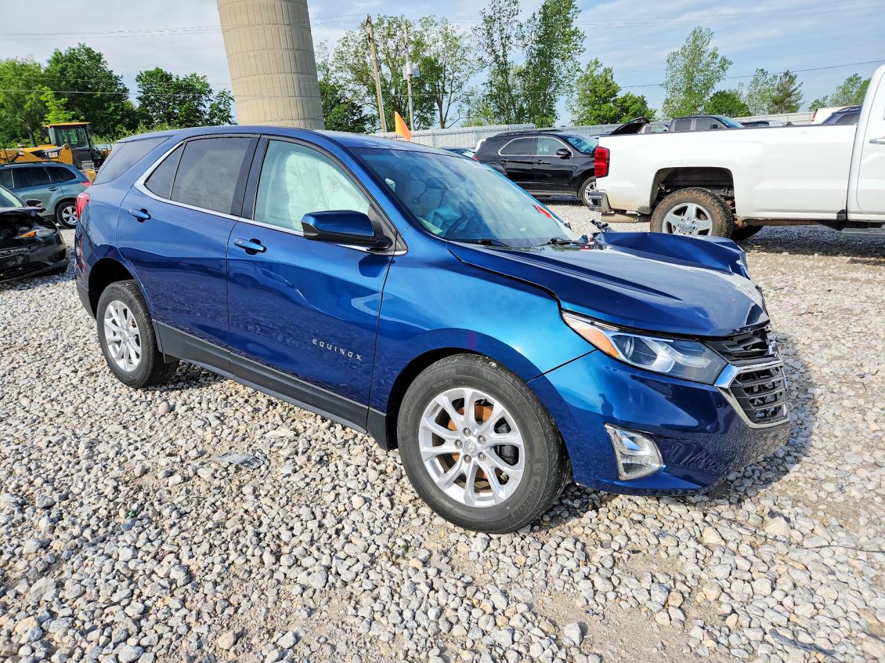 2020 Chevrolet Equinox Blue vin: 3GNAXJEV8LL314584