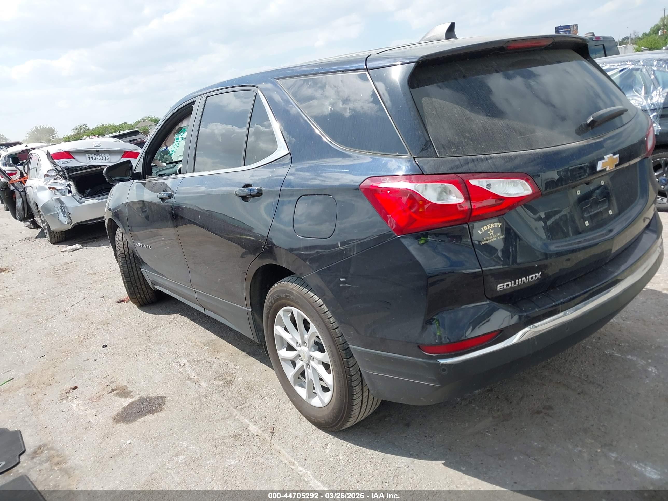 2021 Chevrolet Equinox Fwd 2fl Black vin: 3GNAXJEV8MS103781