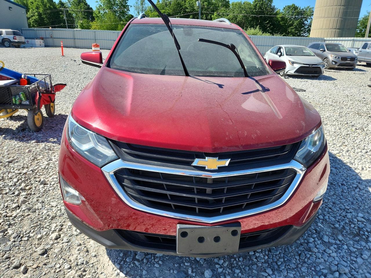 2018 Chevrolet Equinox Lt Burgundy vin: 3GNAXJEV9JS550194
