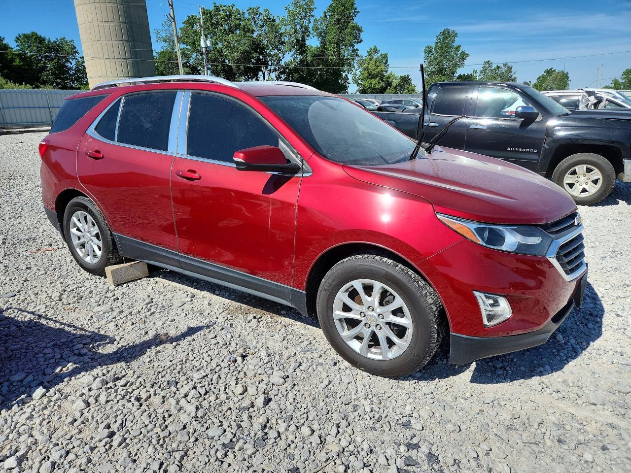 2018 Chevrolet Equinox Lt Burgundy vin: 3GNAXJEV9JS550194
