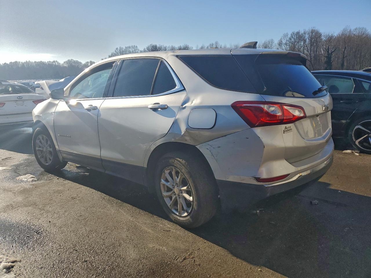 2018 Chevrolet Equinox Lt Silver vin: 3GNAXJEV9JS582353