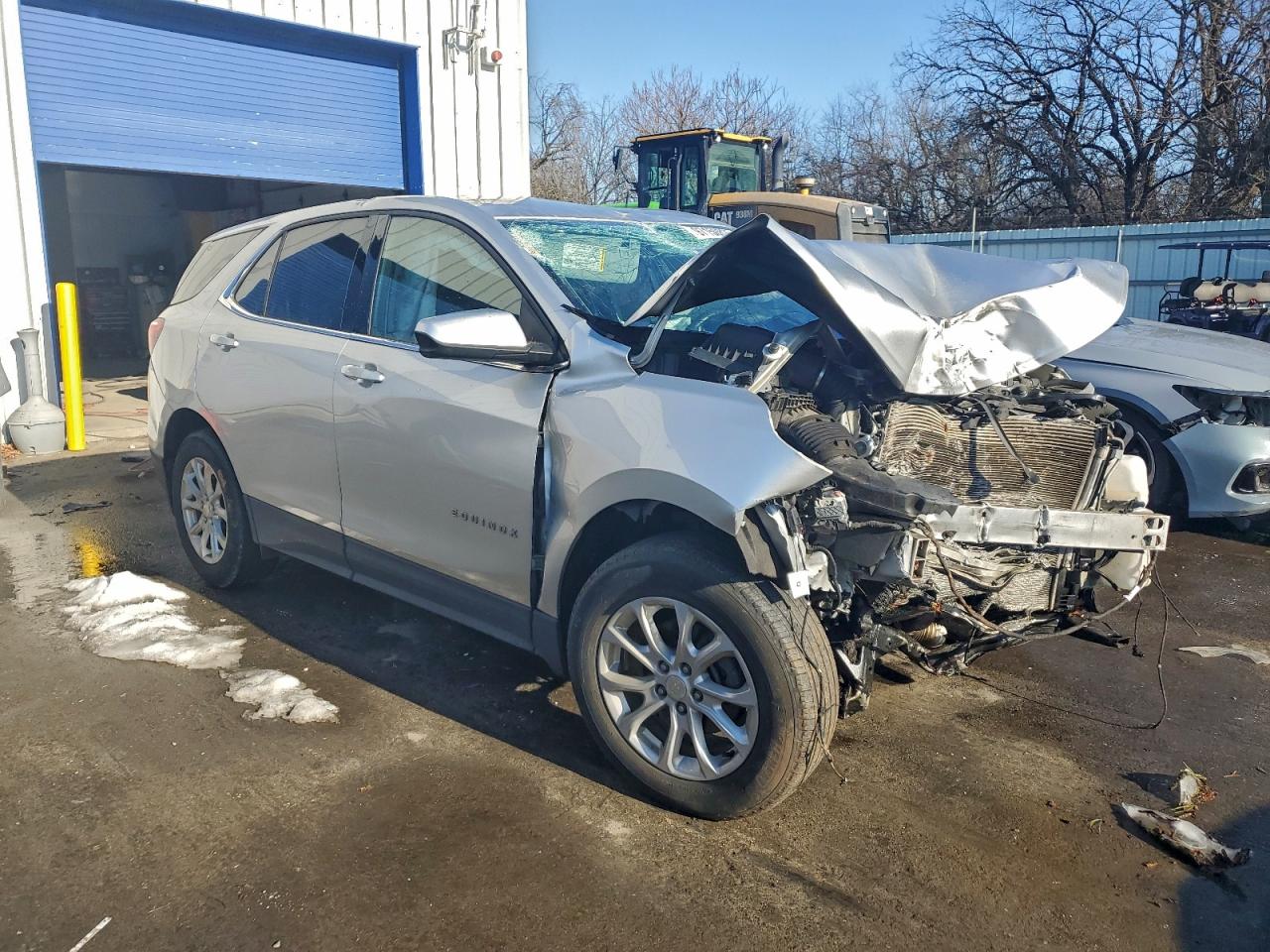 2018 Chevrolet Equinox Lt Silver vin: 3GNAXJEV9JS582353