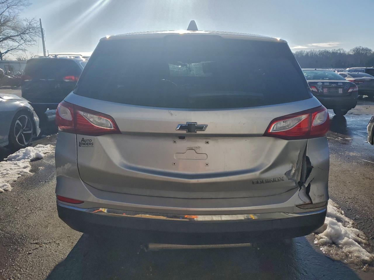 2018 Chevrolet Equinox Lt Silver vin: 3GNAXJEV9JS582353