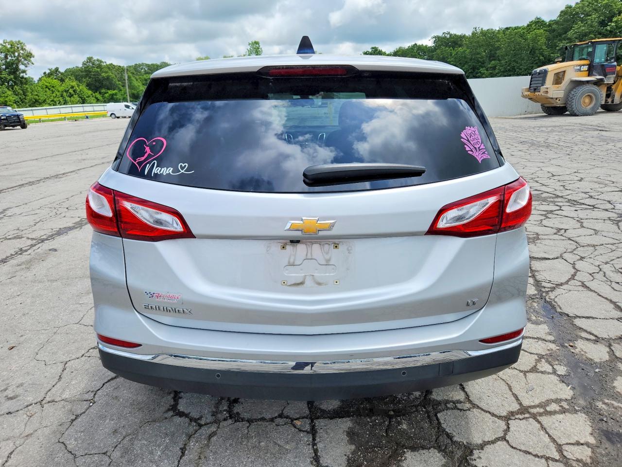 2018 Chevrolet Equinox Lt Silver vin: 3GNAXJEVXJS601637