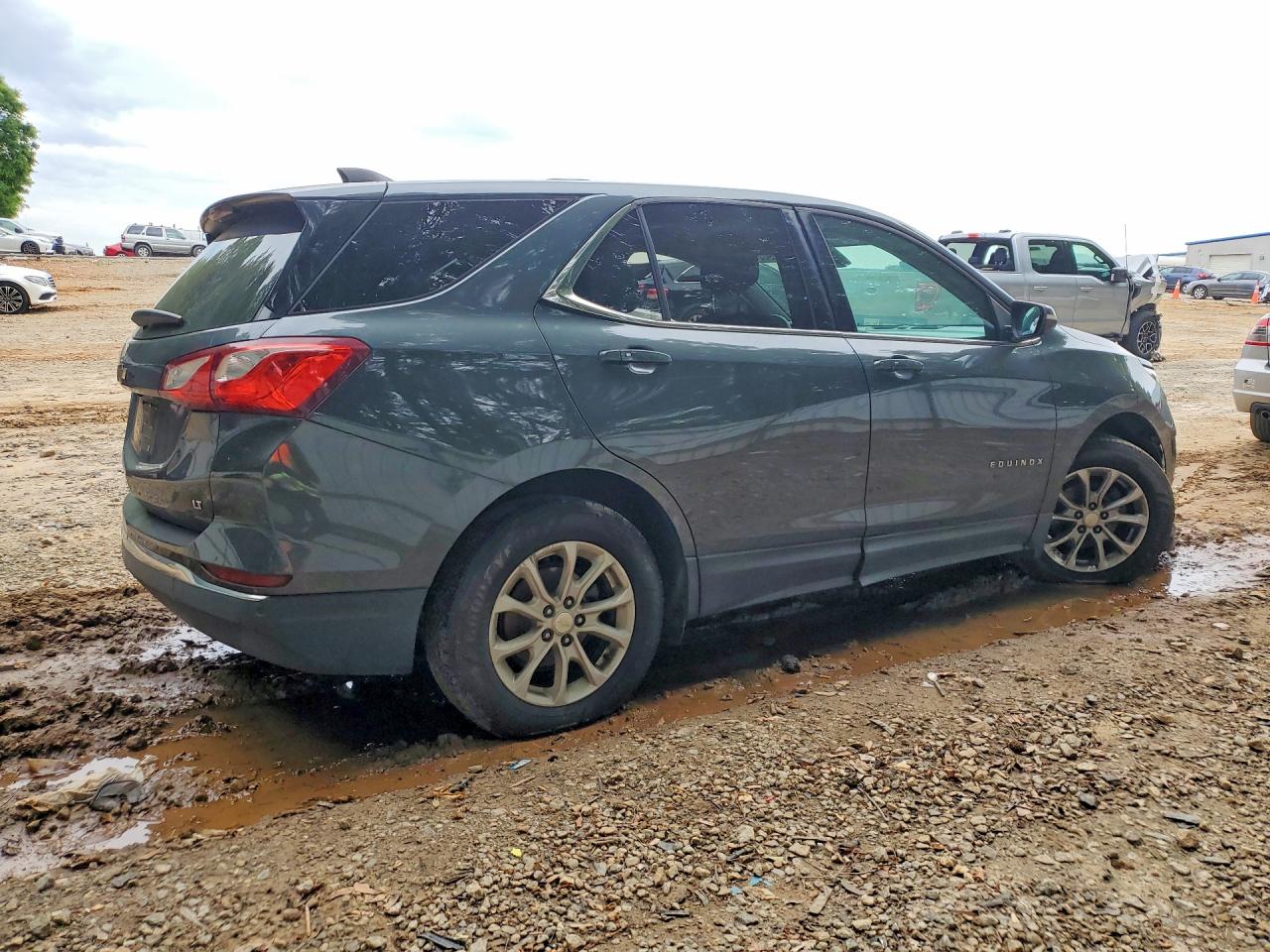2018 Chevrolet Equinox Lt Gray vin: 3GNAXJEVXJS612265